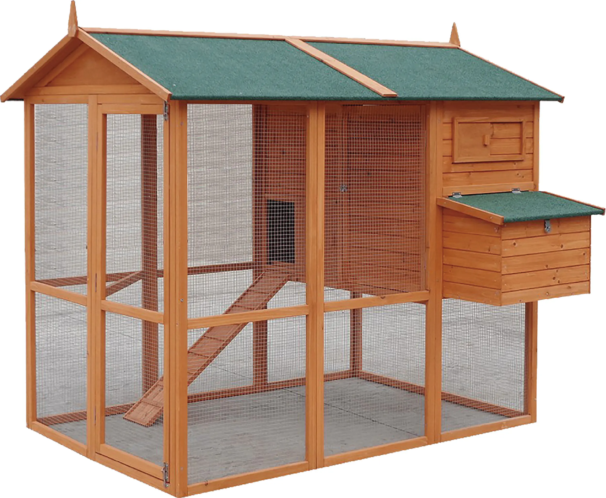 TrendLine Hühnerhaus Wilma XXL 174 x 149 x 160 cm natur