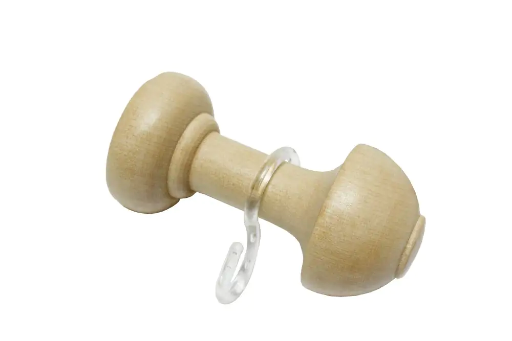 Gardinia Schalhalter Lugano Ø 28 mm, natur, 8 cm