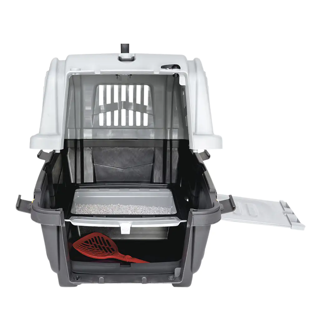 Nobby Transportbox Skudo 3 Cat Travel 60 x 40 cm grau creme