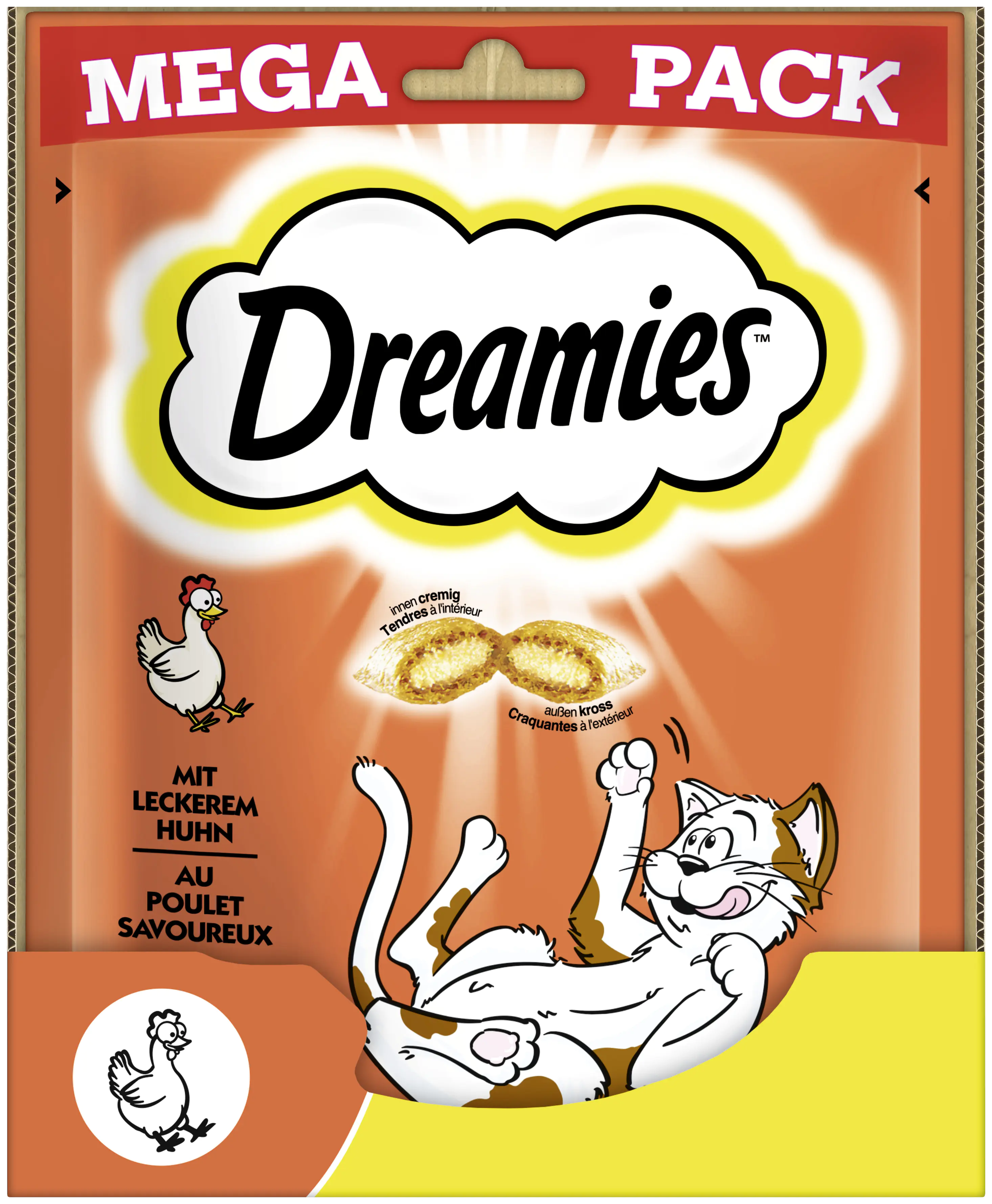 DREAMIES Katzensnack mit Huhn 180 g Mega Pack DREAMIES Katzensnack mit Huhn 180 g Mega Pack