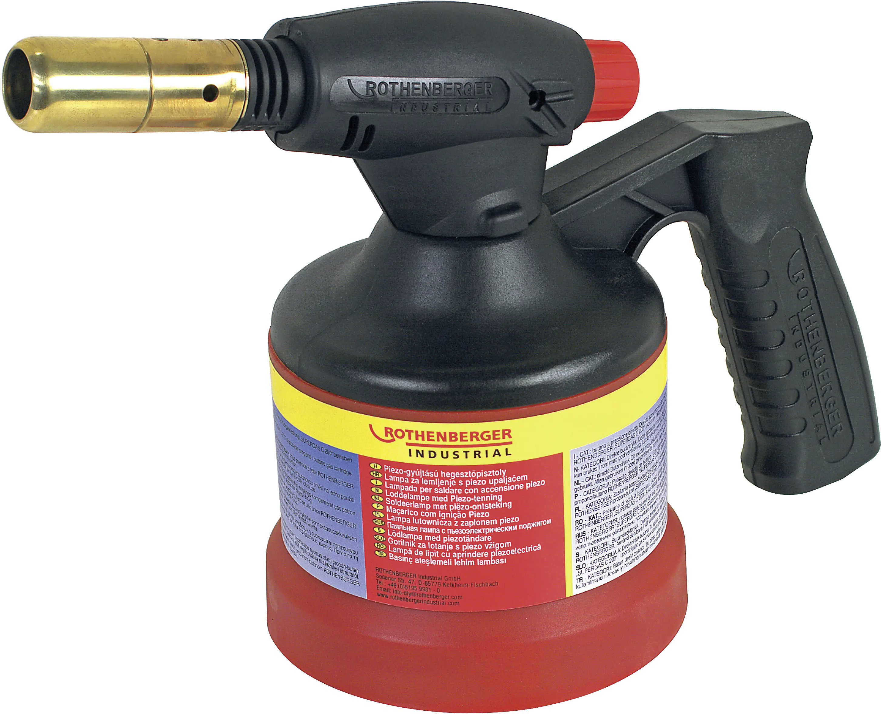 Rothenberger Lötlampe 1800°C mit Piezo Zündung
