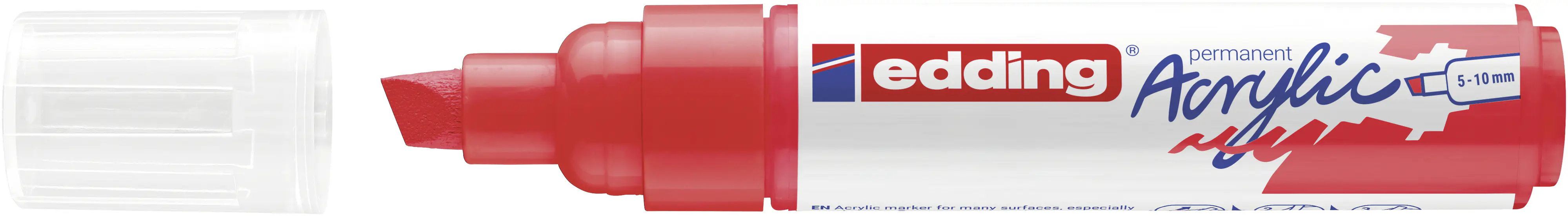 edding 5000 Acrylmarker breit verkehrsrot 5 - 10 mm