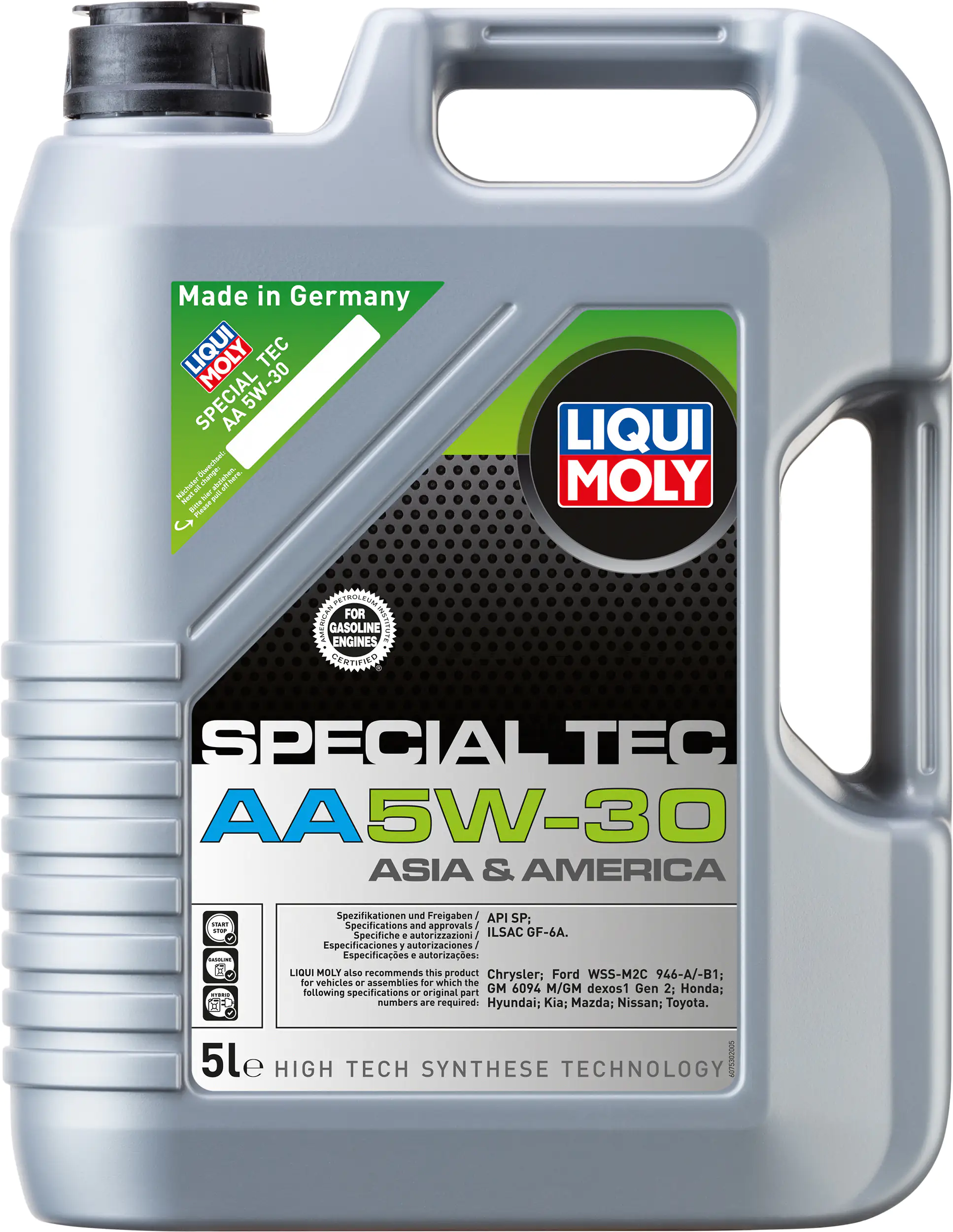 4100420209543 Liqui Moly Motoröl Special Tec AA 5W-30 5 L