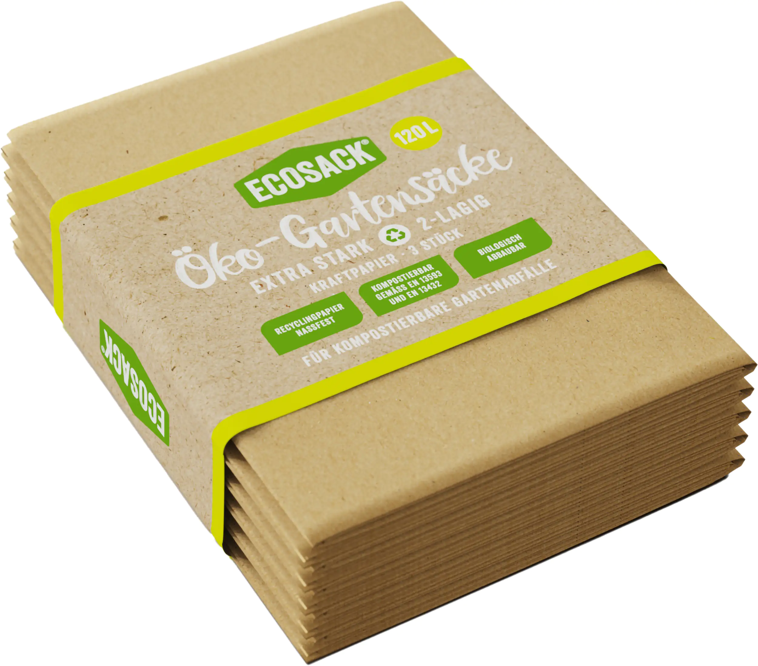 Ecosack Gartensack 120 l 3er-Pack Ecosack Gartensack 120 l 3er-Pack