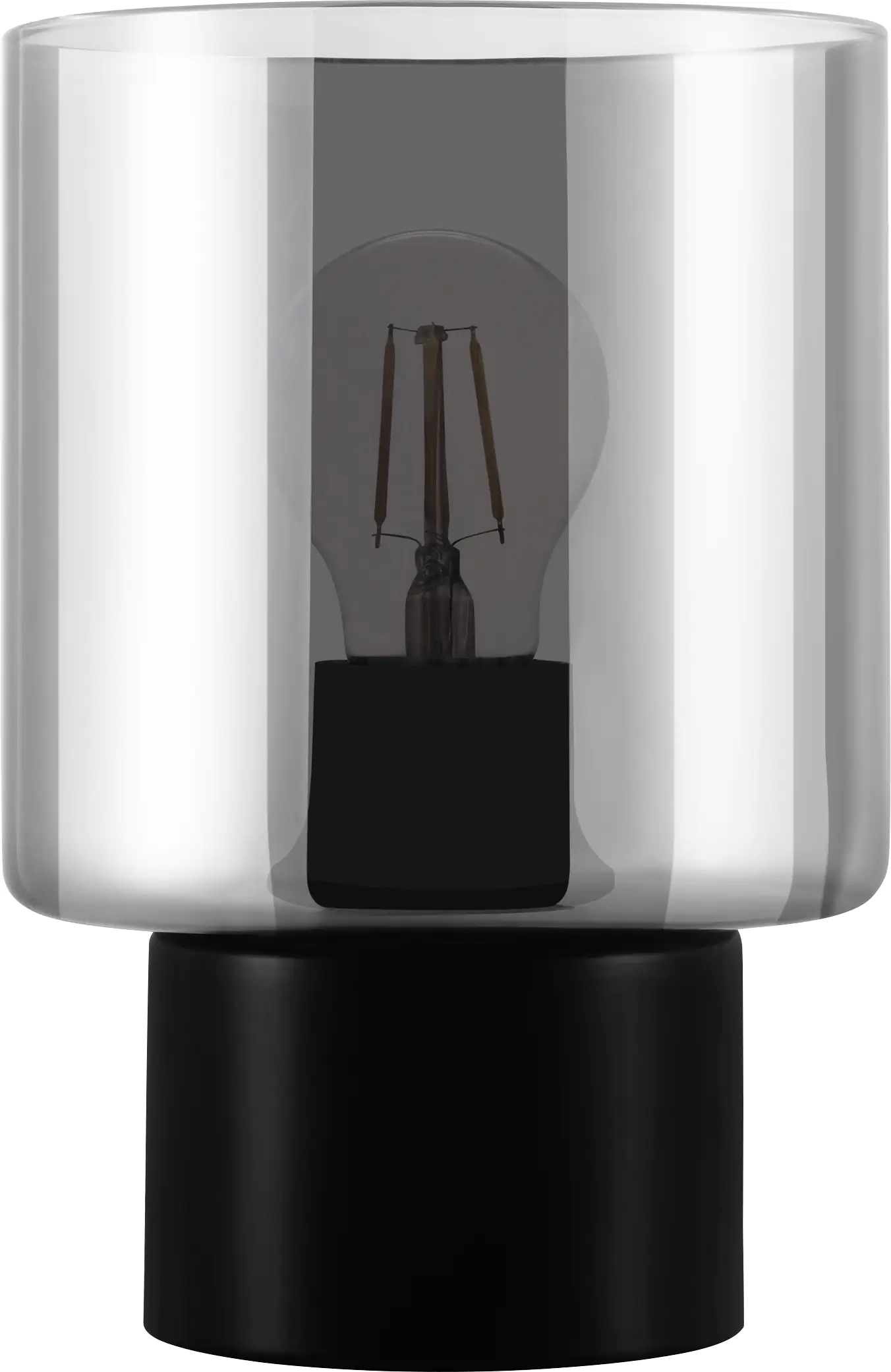 Eglo Tischleuchte Gorosiba schwarz-transparent Ø 15 cm