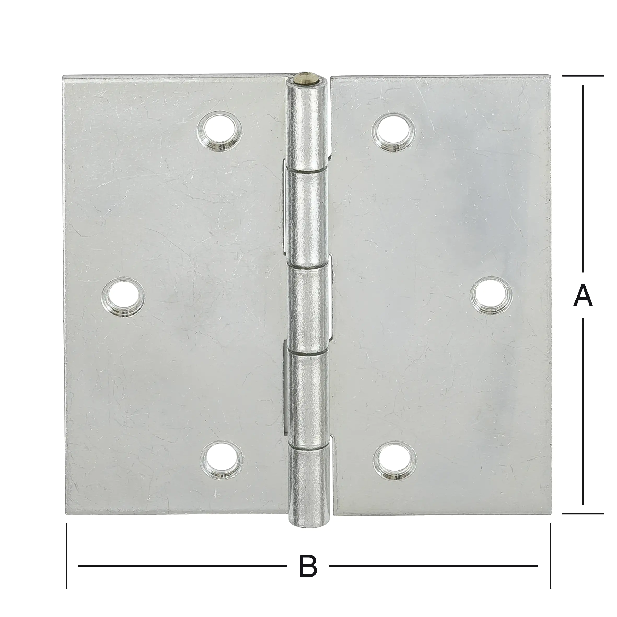 Vormann Käntige Scharniere verzinkt 80 x 80 mm Vormann Käntige Scharniere verzinkt 80 x 80 mm