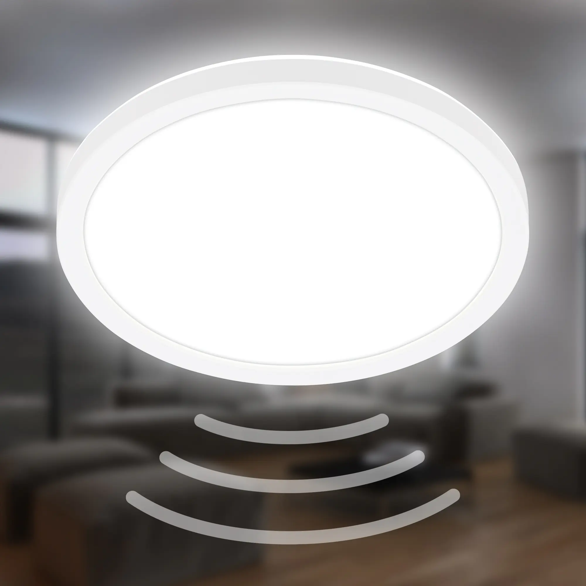 Briloner LED Deckenlampe Move 16W Ø 24 cm weiß Bewegungssensor neutralweiß Briloner LED Deckenlampe Move 16W Ø 24 cm weiß Bewegungssensor neutralweiß