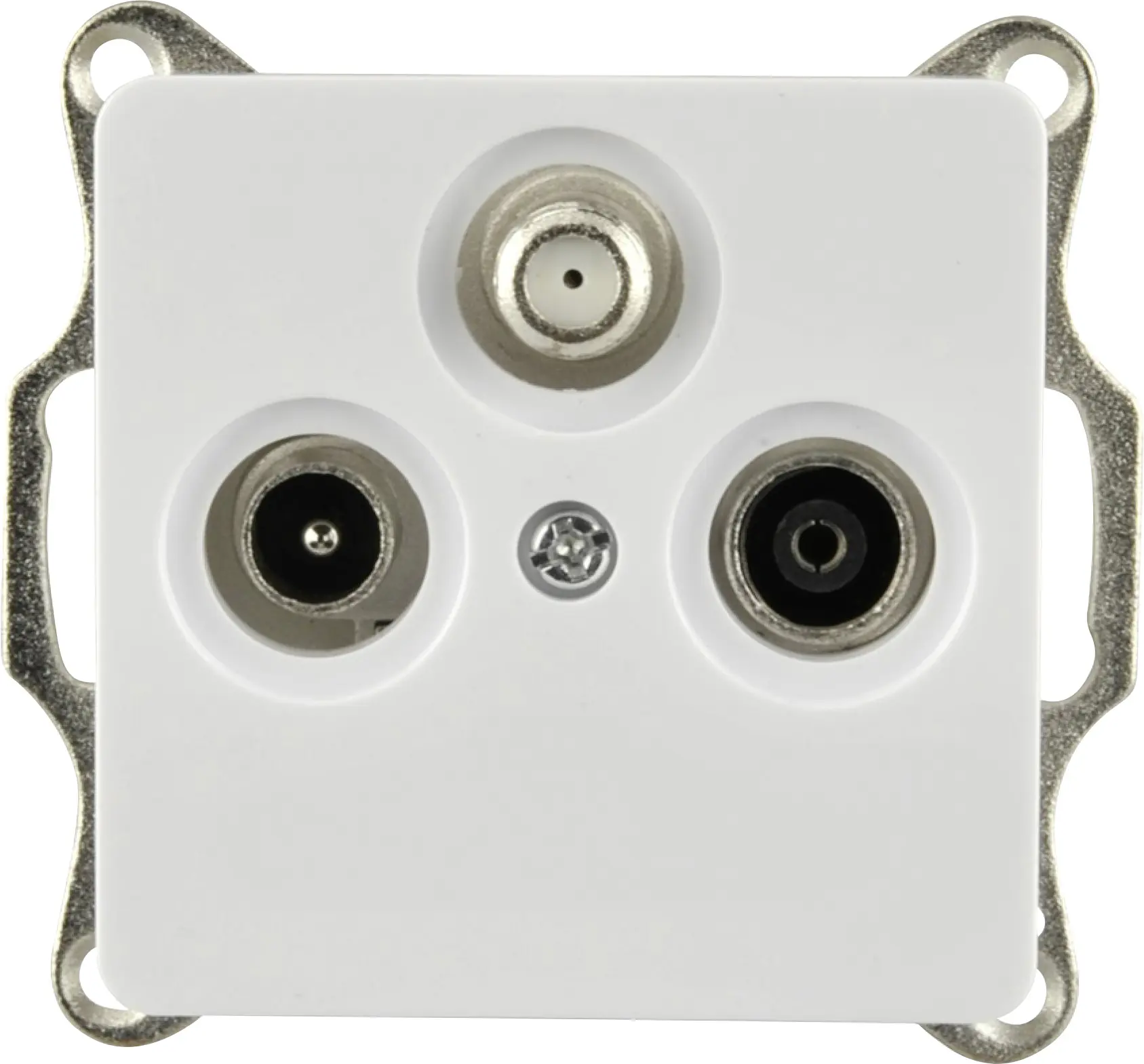 Unitec SAT- Antennensteckdose Genua ultraweiß Unitec SAT- Antennensteckdose Genua ultraweiß