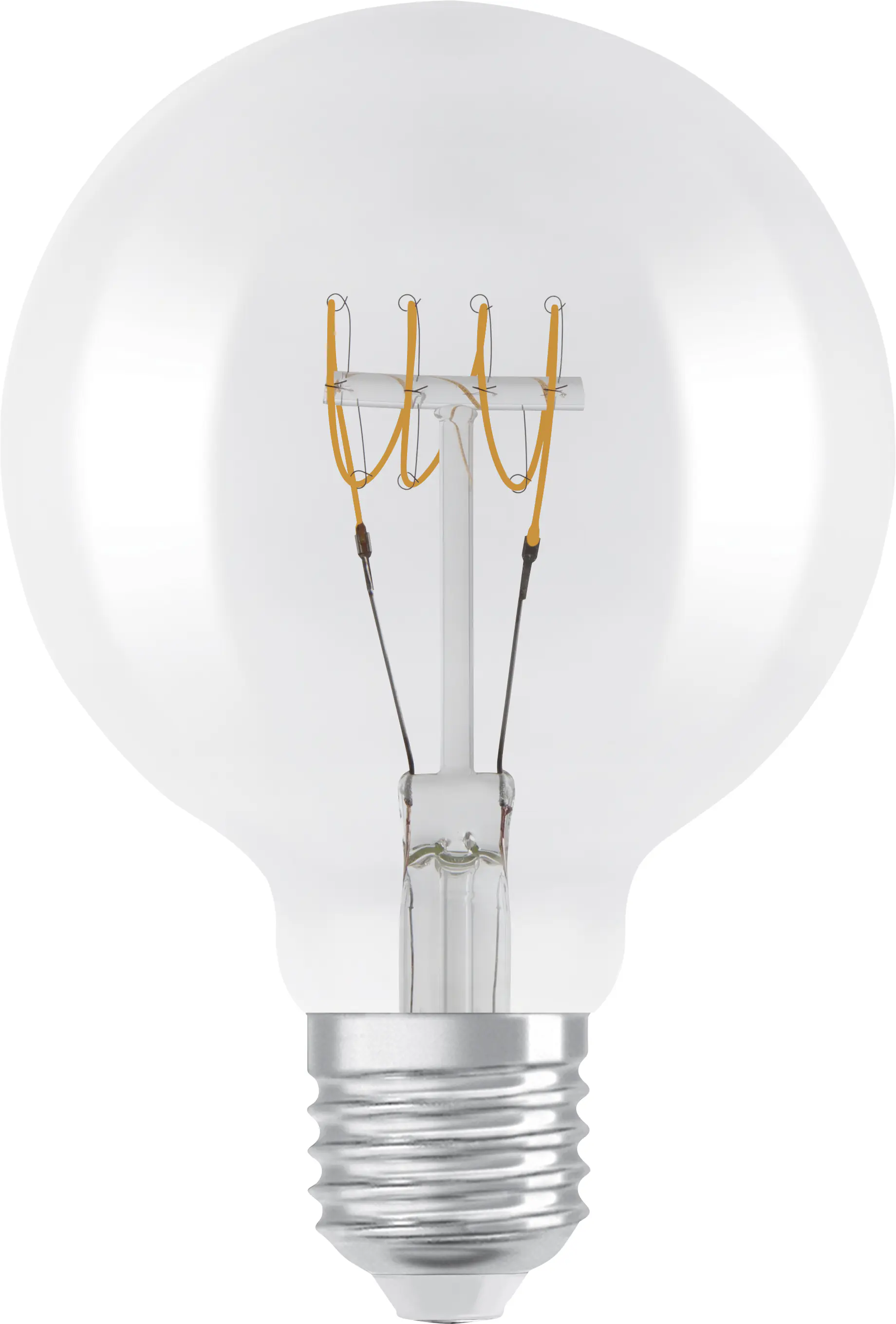 Osram LED Leuchtmittel Globe 95 E27 4,8 W warmweiß klar