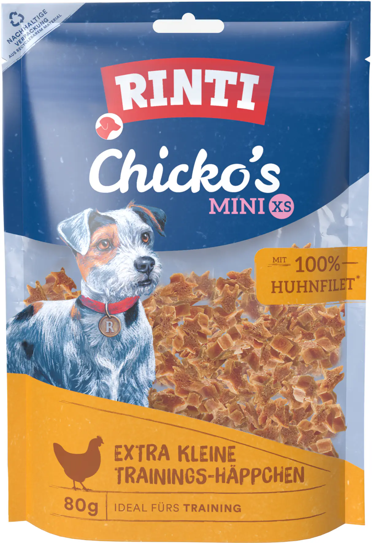 Rinti Hundesnack Chicko Mini XS Huhn 80 g