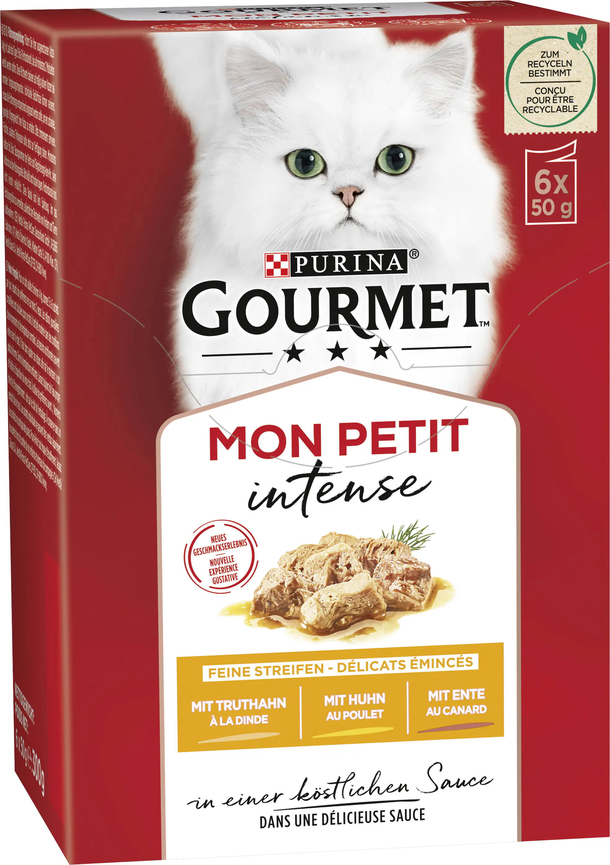 Gourmet Mon Petit mit Ente Huhn und Truthahn 6x 50g Gourmet Mon Petit