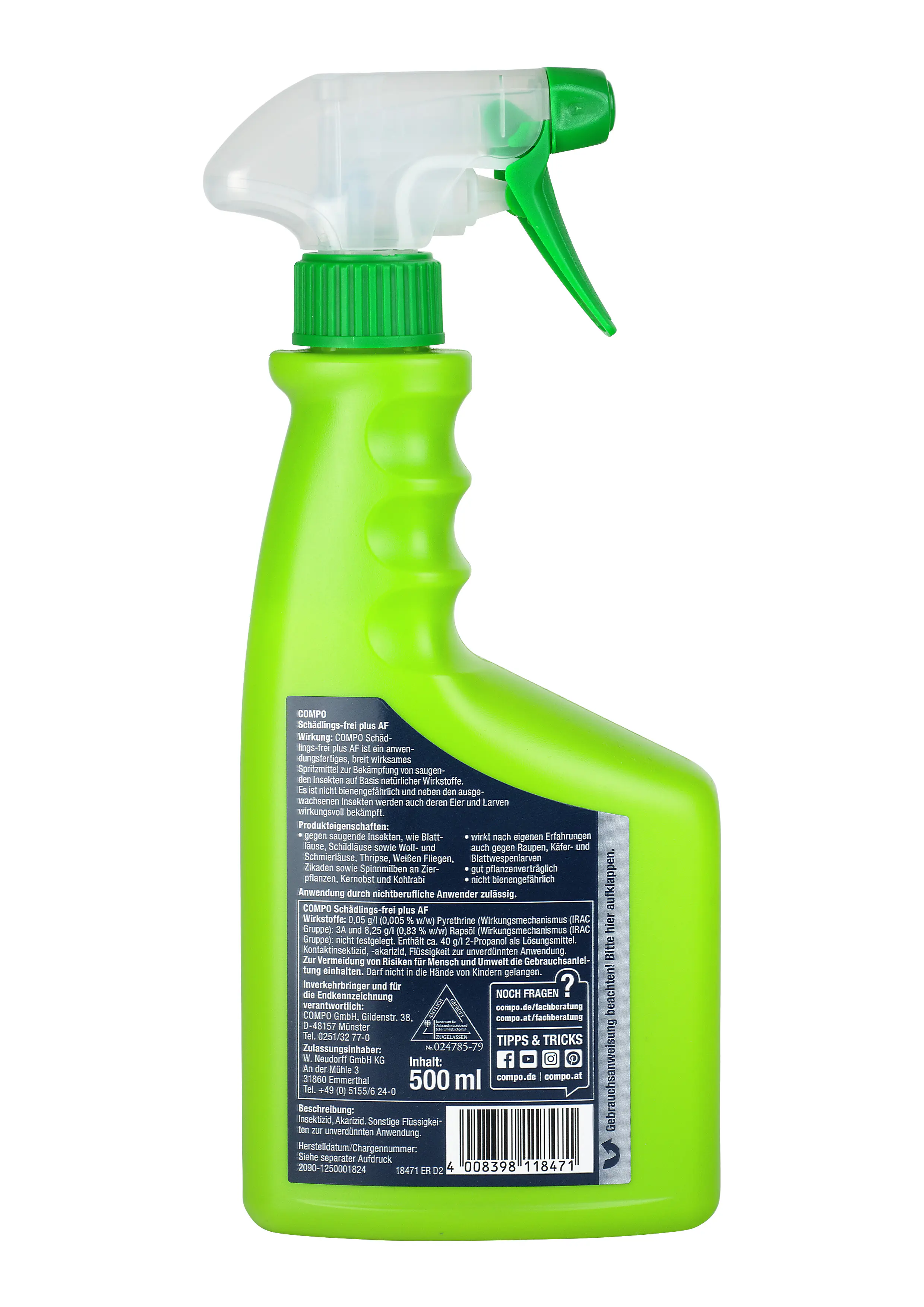 Compo Schädlings-frei plus AF 500 ml