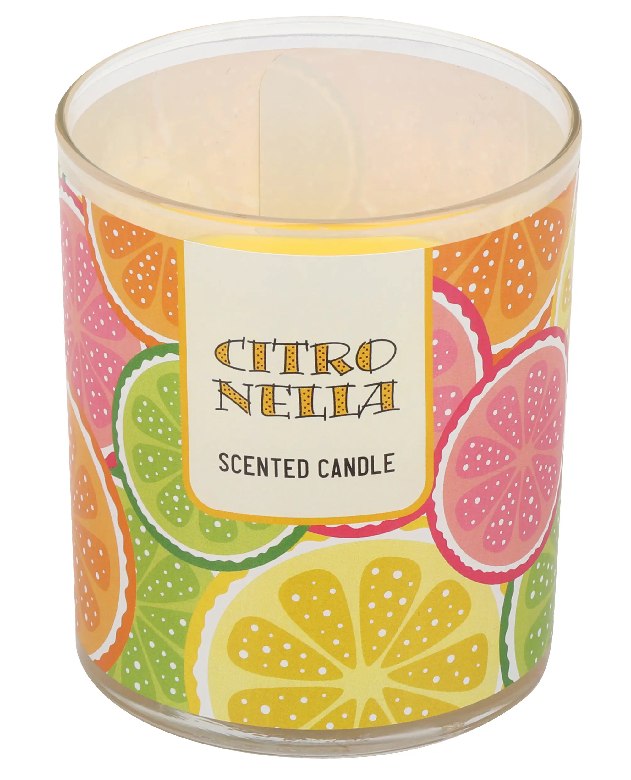 Steinhart Duftkerze im Glas America Citronella Ø 8 x 9,2 cm gelb 