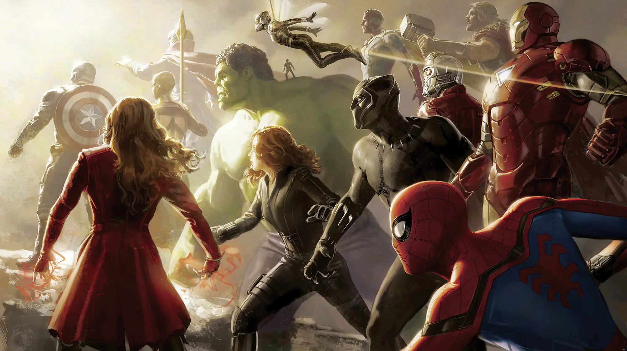 Komar Vlies Fototapete Avengers Final Batt 500 x 280 cm 