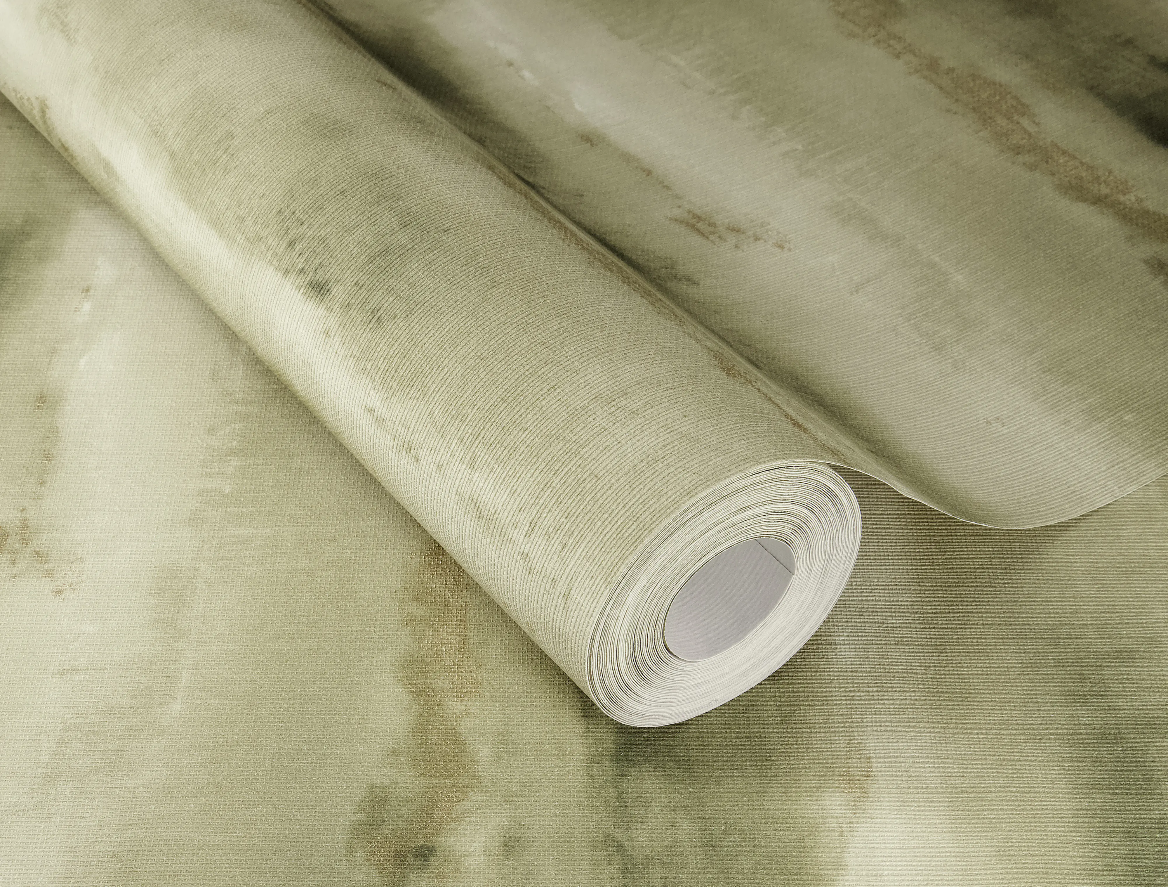 Rasch Vliestapete Florentine IV Aquarelloptik grün gold 10,05 x 0,53 m