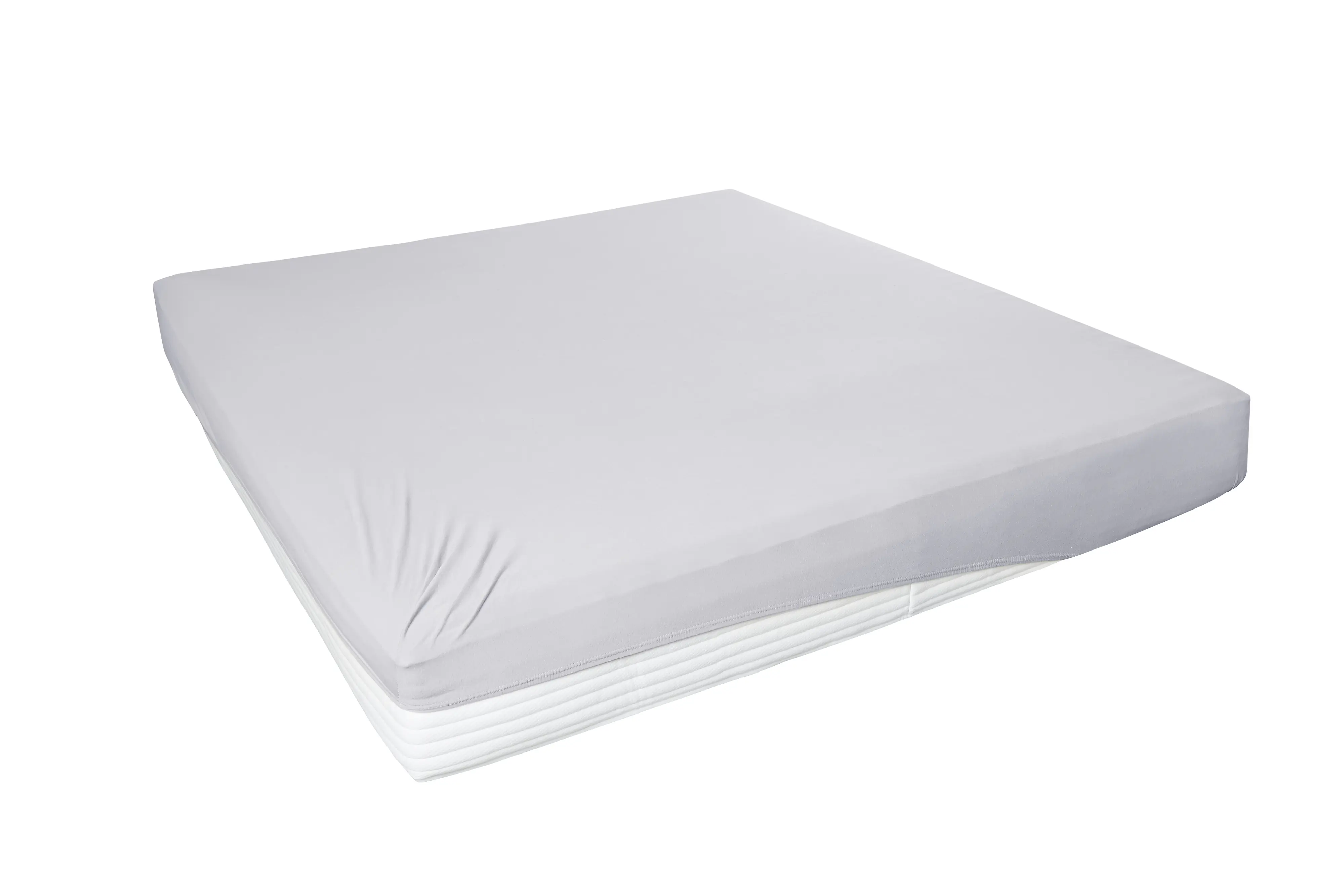 Westminster Spannbetttuch Jersey Elastan 100 x 200 cm hellgrau