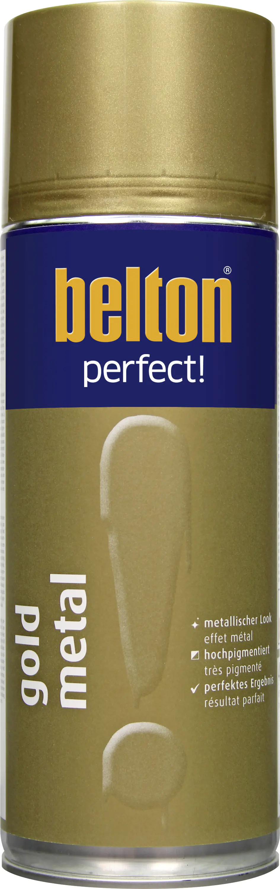 Belton perfect Lackspray 400 ml Gold metal seidenmatt