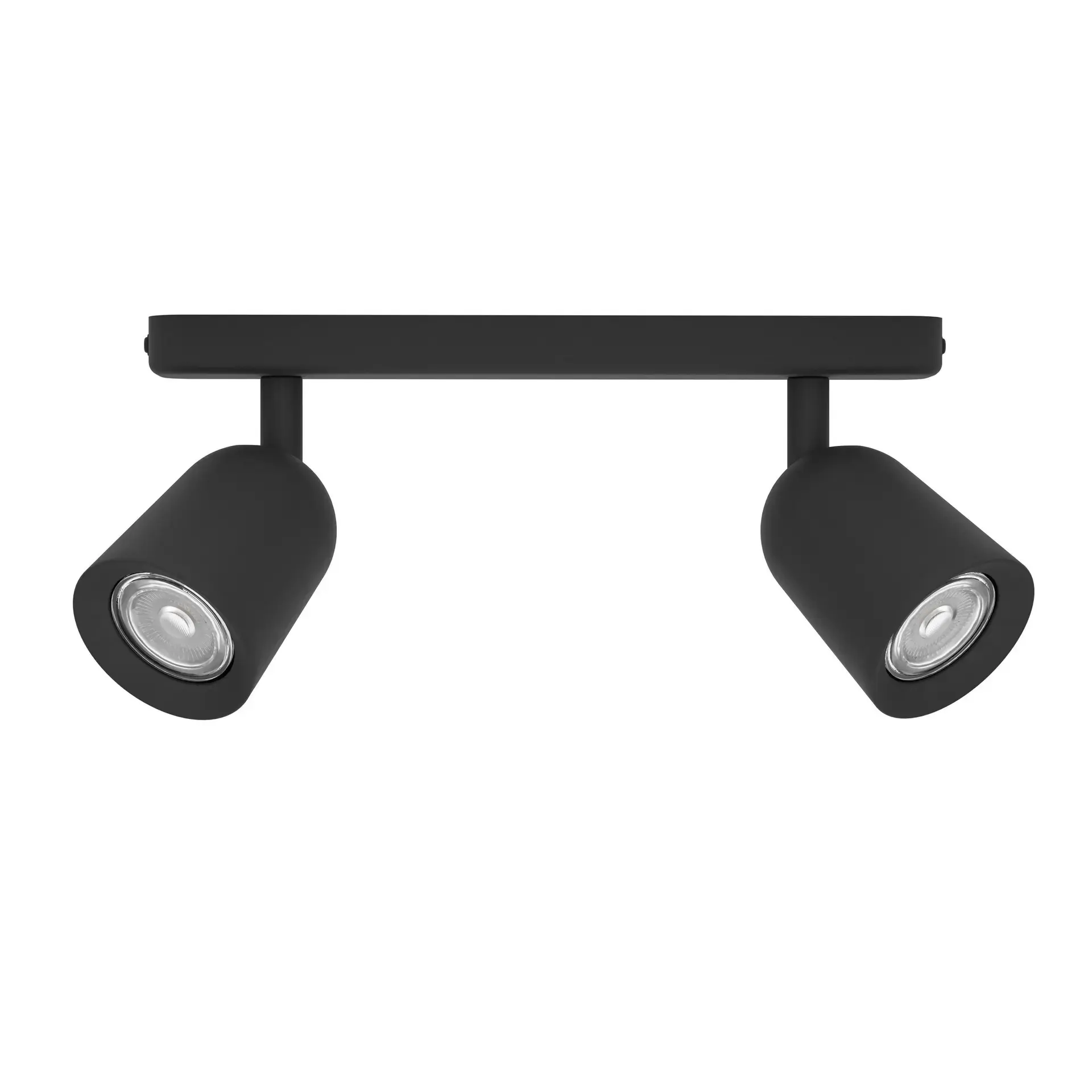 Eglo Leuchten 2er Spot Camaldoli schwarz 30 x 12 cm