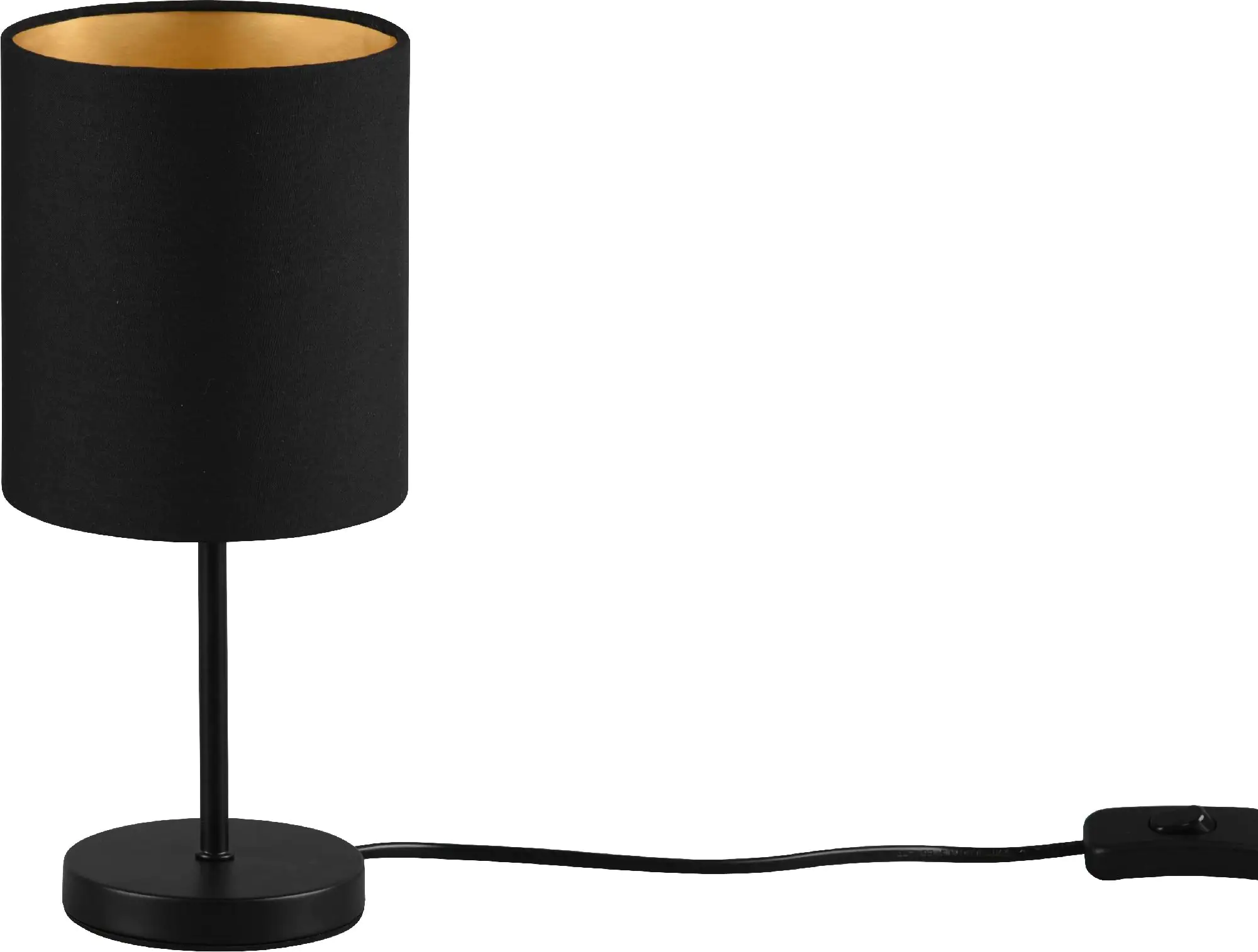 Reality Leuchten Tischleuchte Jerry schwarz-gold Reality Leuchten Tischleuchte Jerry schwarz-gold