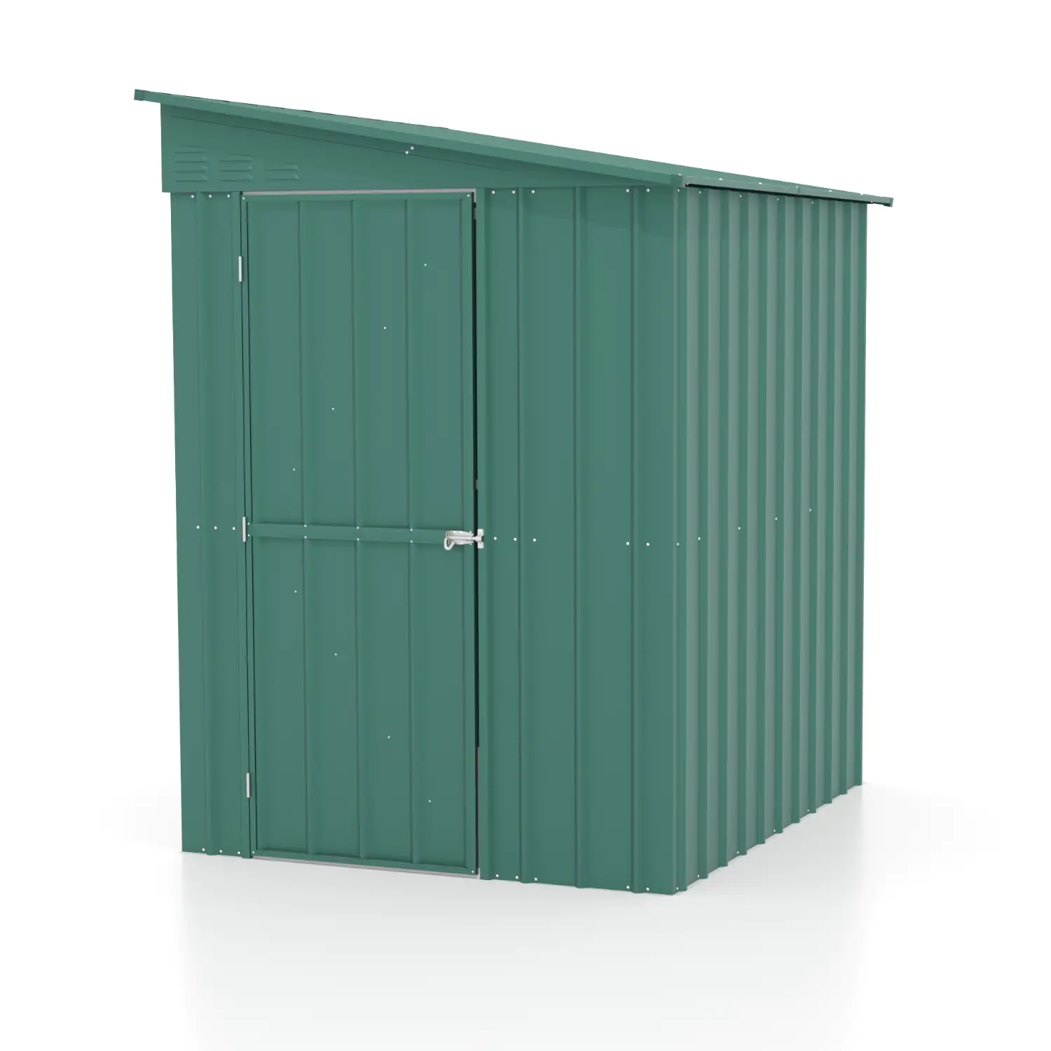 Globel Metallgerätehaus Lean-To 56 155 x 180 x 203 cm jade
