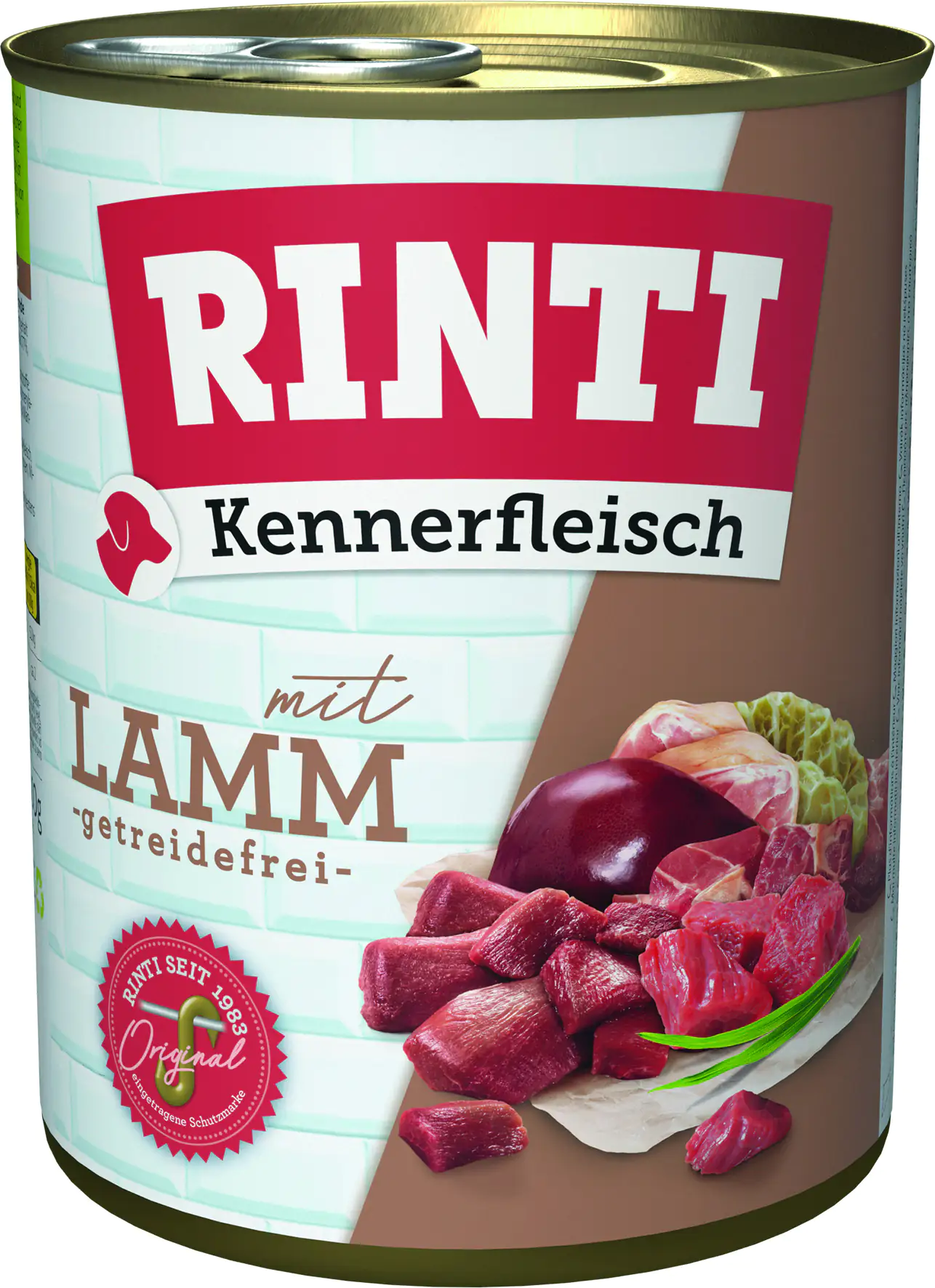 Rinti Kennerfleisch Hundenassfutter Adult 800 g Lamm bei Kartonabnahme