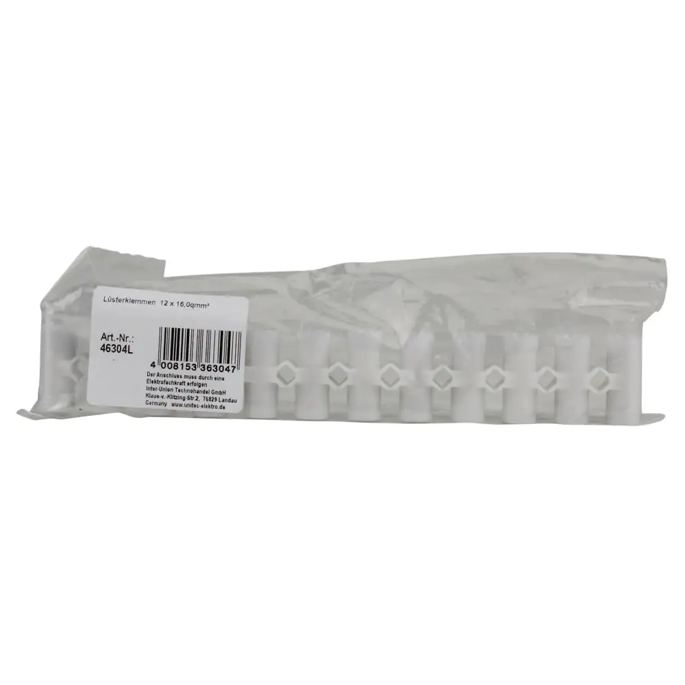 Lüsterklemme 12p VDE 4,0-16mm²