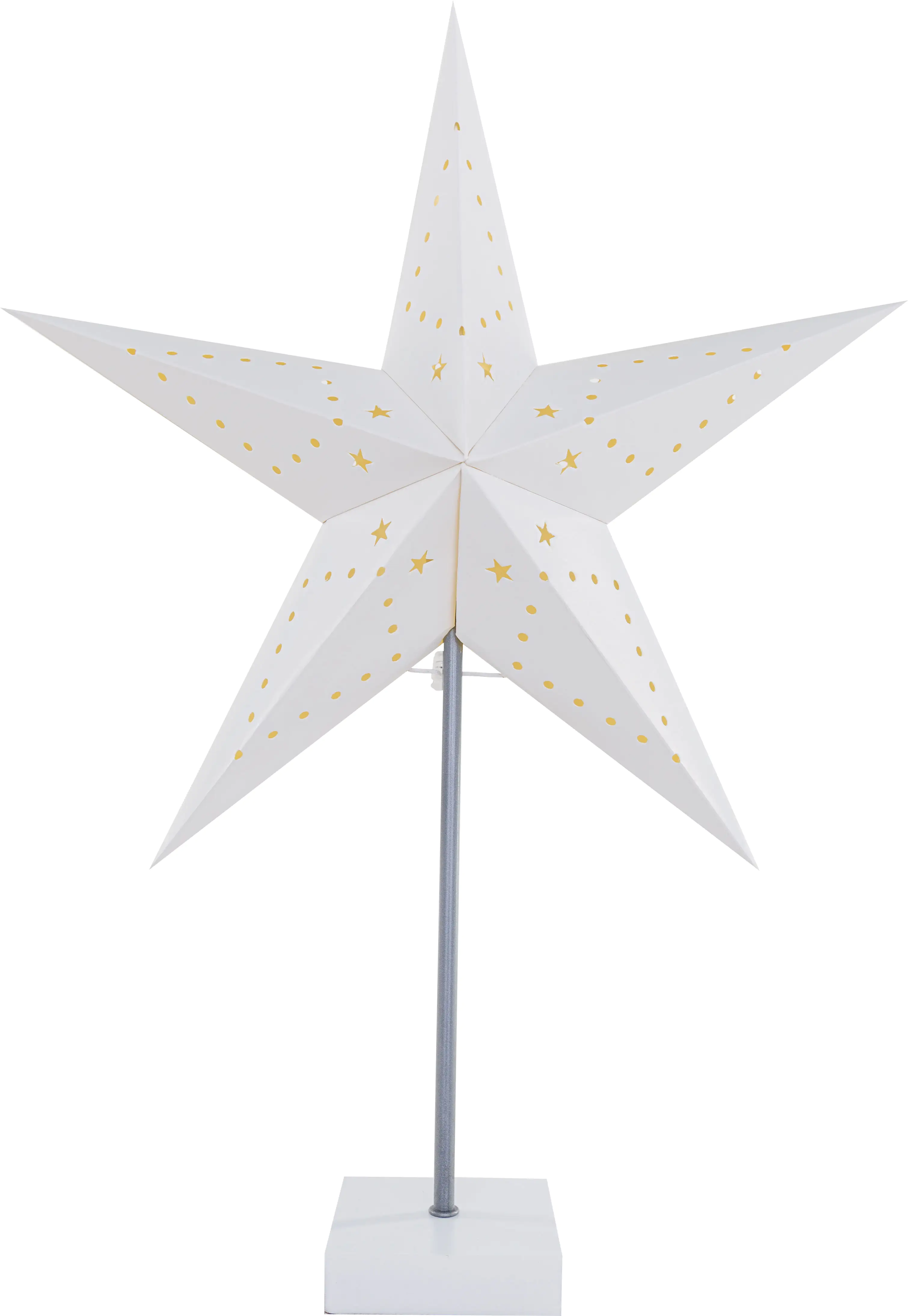 Markslöjd Standstern Jenny weiß, H 61 cm x T 17,5 cm x B 45 cm