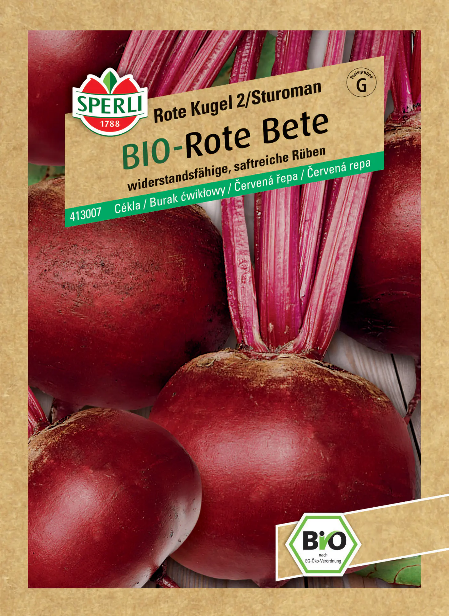 Sperli BIO Rote Bete