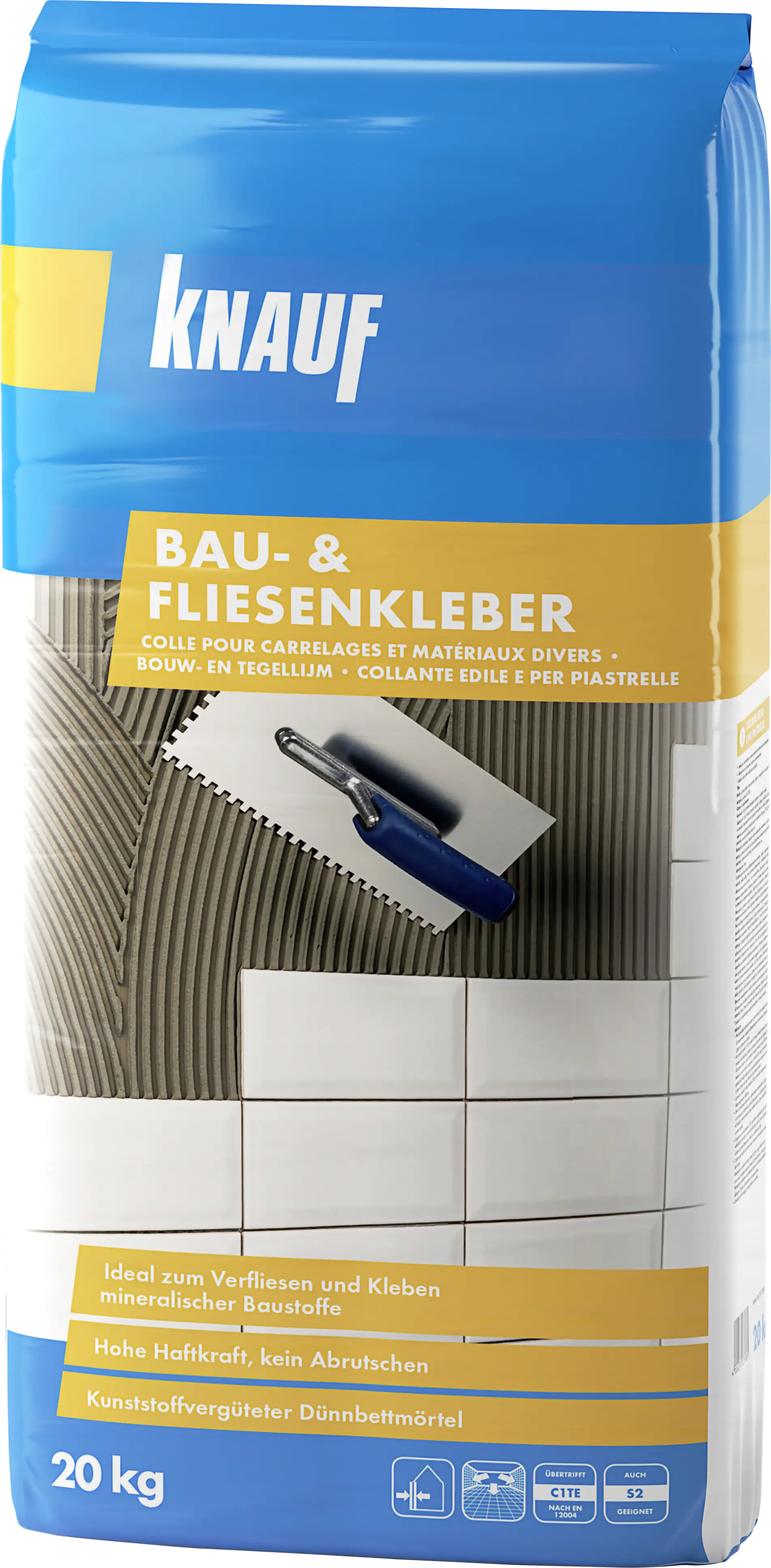 Knauf Bau- und Fliesenkleber 20 kg Knauf Bau- und Fliesenkleber 20 kg