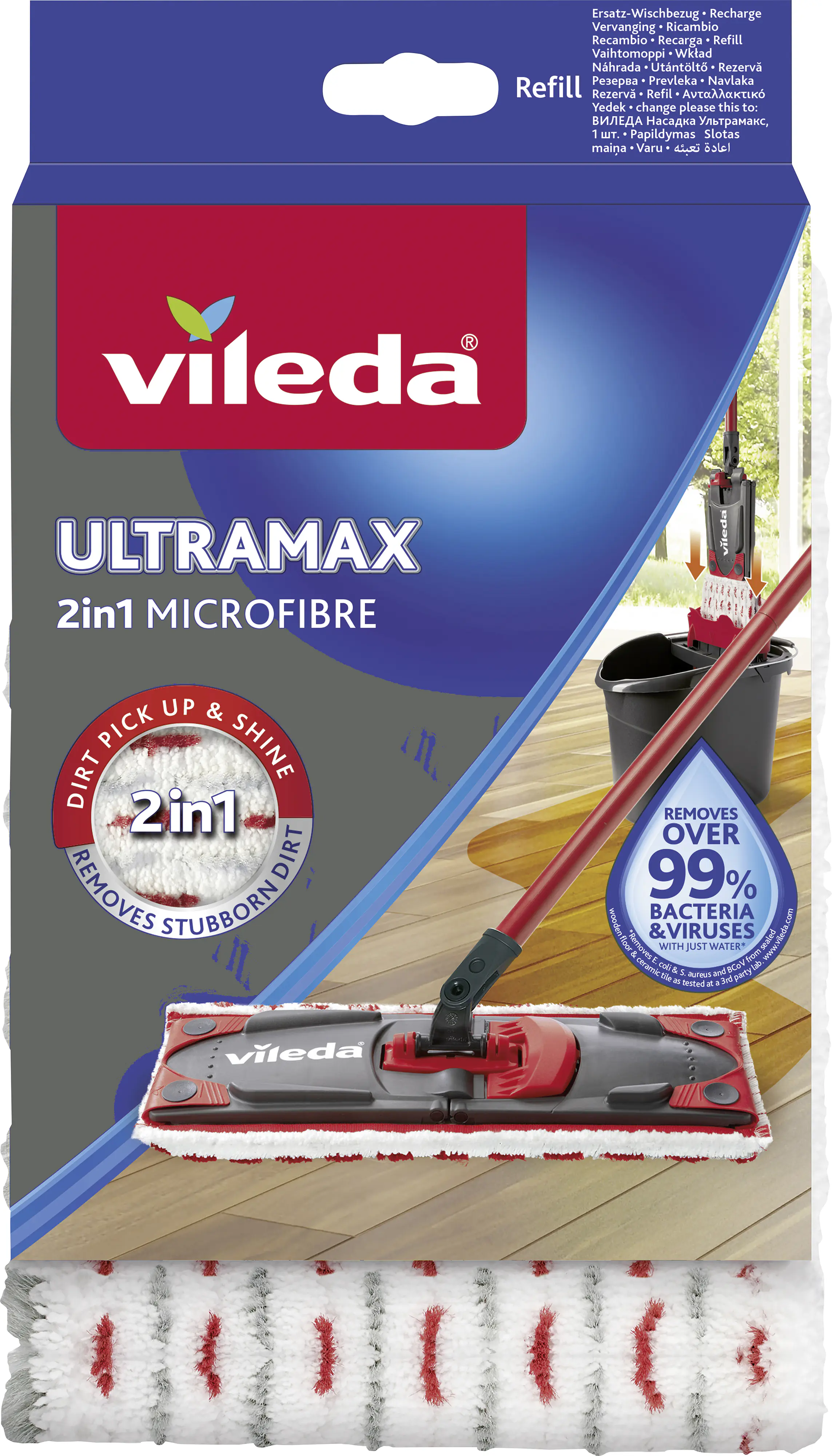 Vileda Wischbezug Ultramax 2in1 35,5 cm