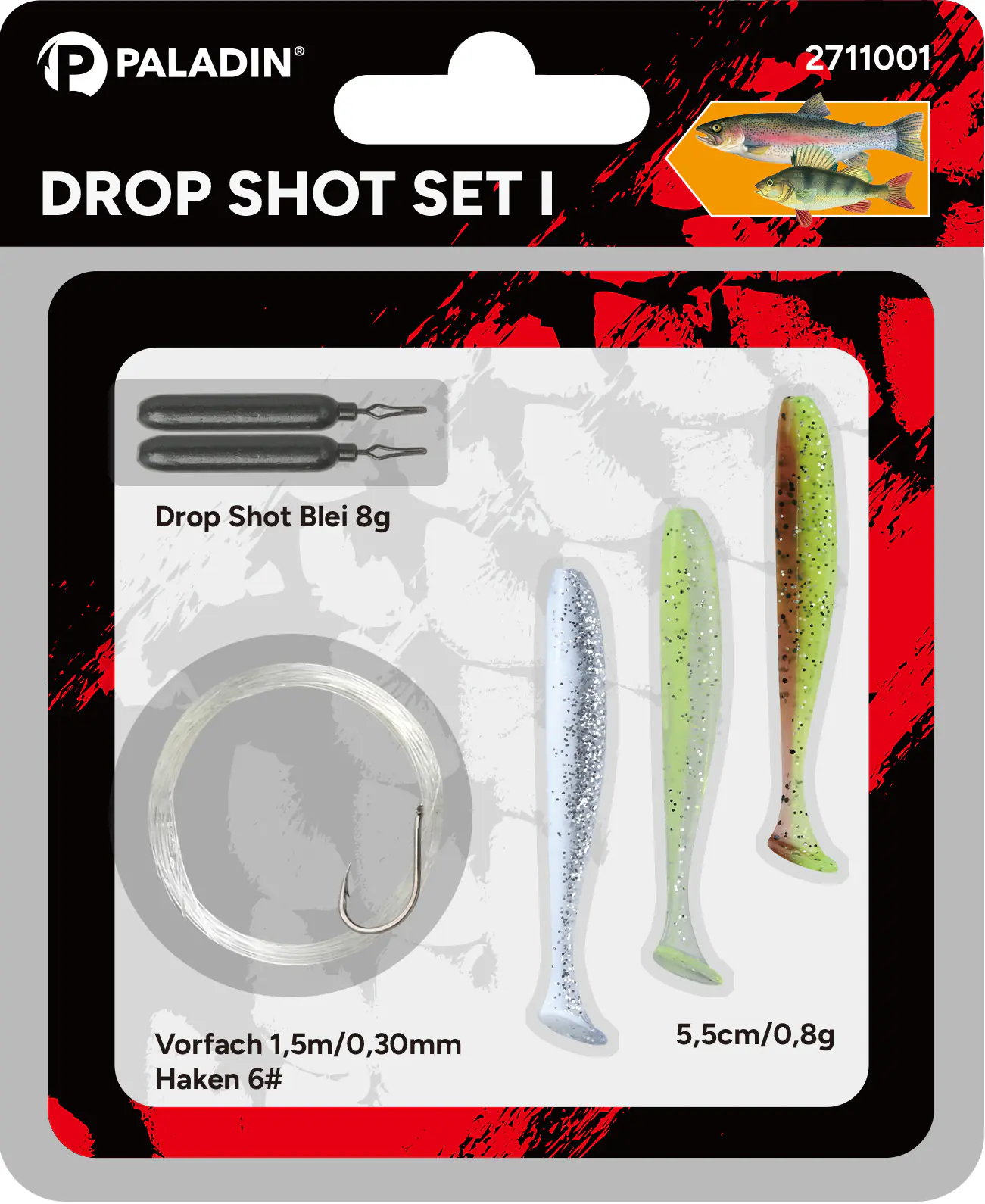 Paladin Angelzubehör Drop Shot Set I