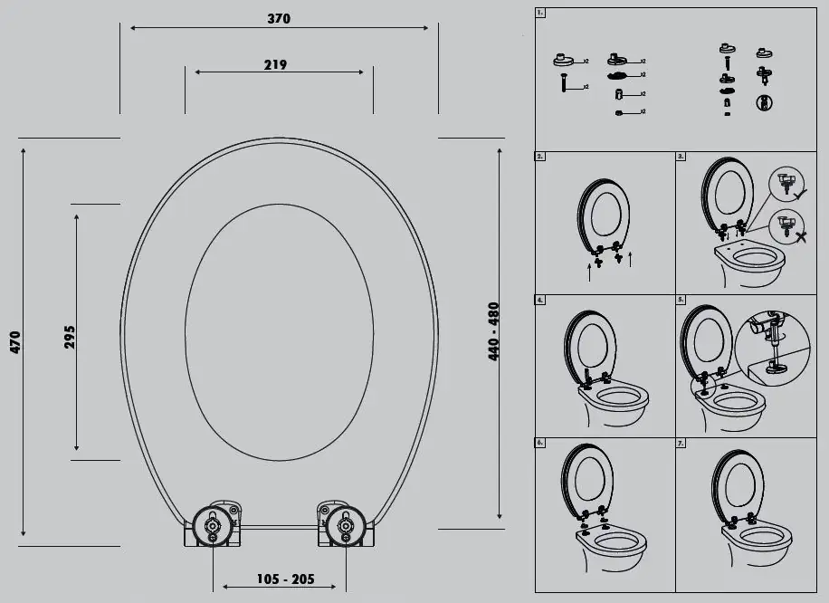 Primaster WC-Sitz mit Absenkautomatik Seestern weiß Primaster WC-Sitz mit Absenkautomatik Seestern weiß