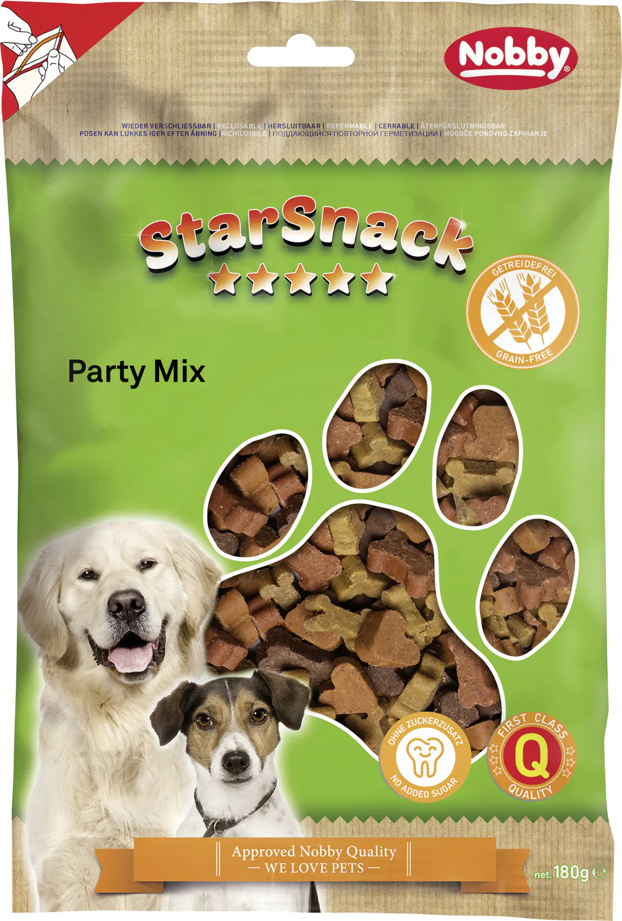 Nobby Hundeleckerli StarSnack Party Mix getreidefrei 180 g