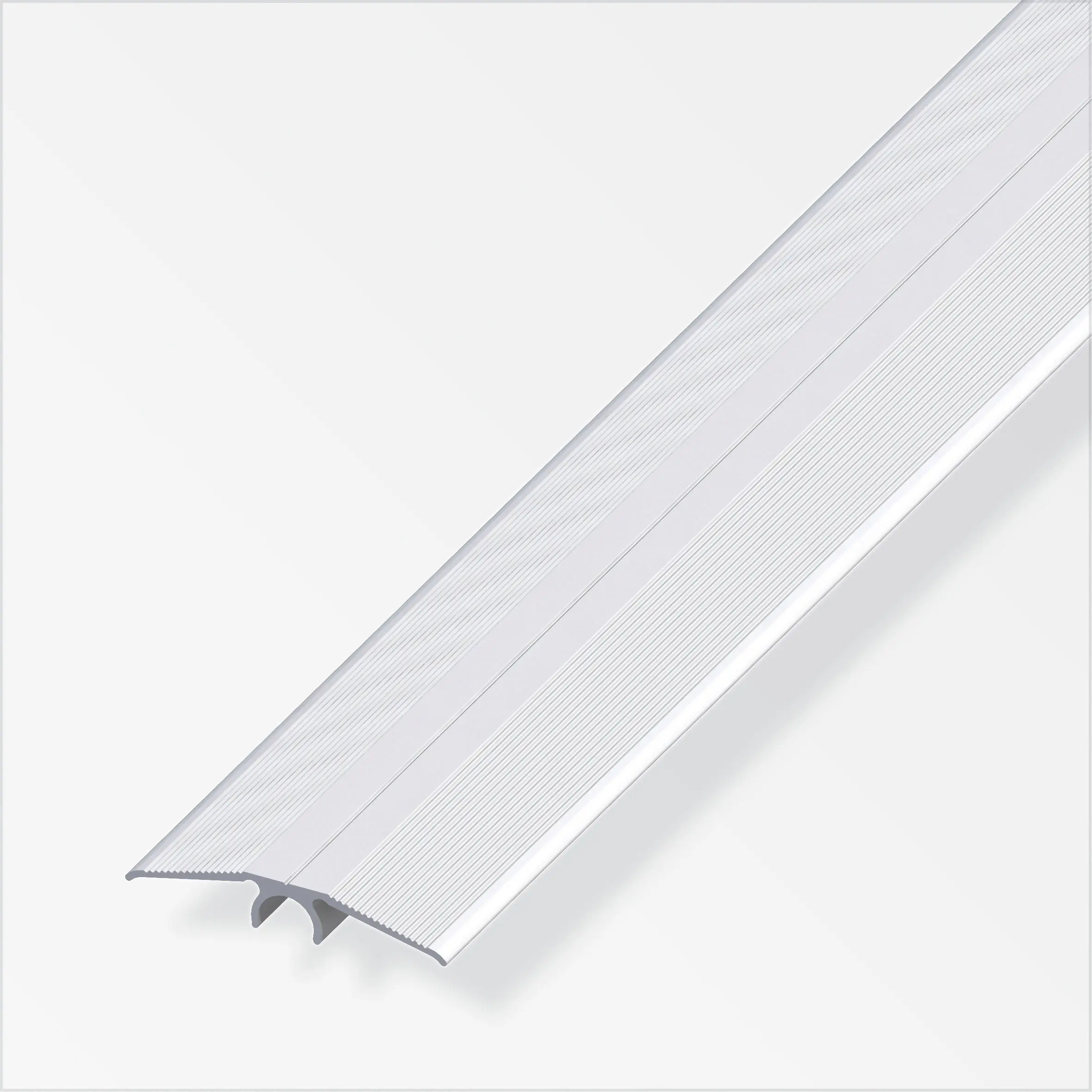 alfer Übergangs-Profil 2 m, 46 mm Aluminium eloxiert silber