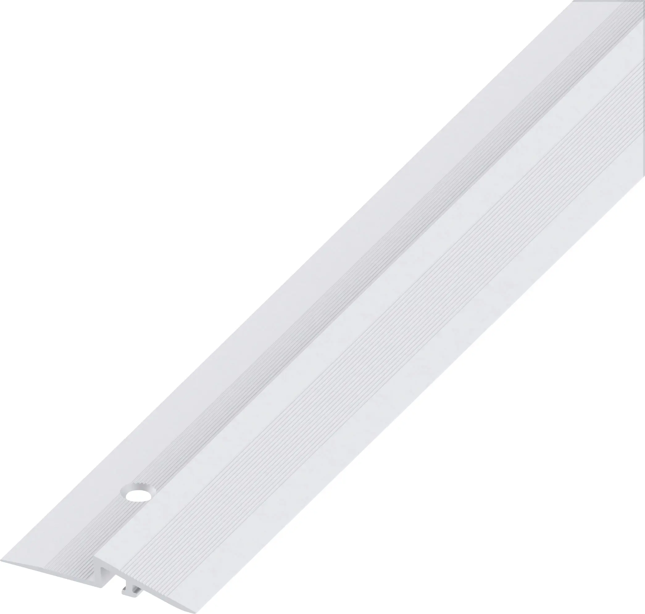 alfer Rampen-Profil 1 m, 38 x 5 mm Aluminium eloxiert silber