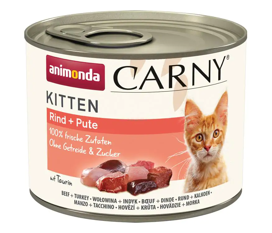 Carny Kitten Katzenfutter Rind & Pute 200 g