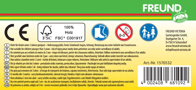 Freund Victoria Fischkescher 24 x 72 cm