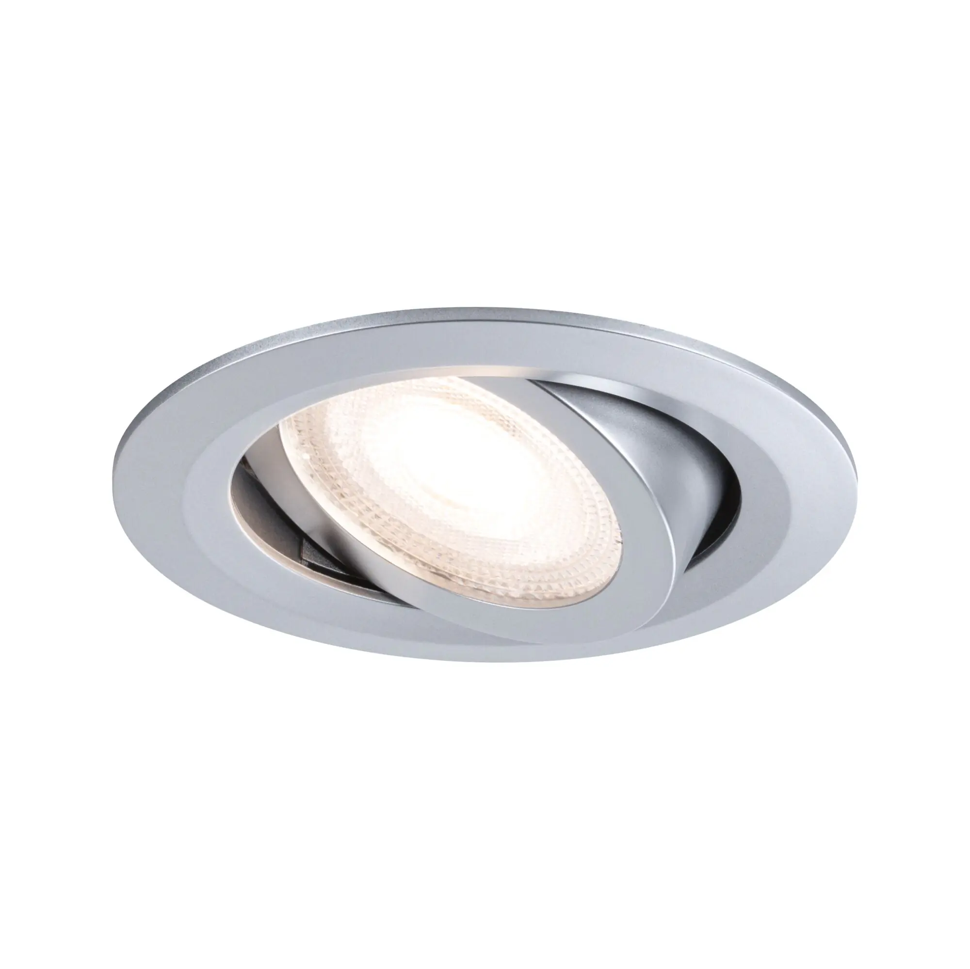 Paulmann LED-Einbauleuchte Fixed 3er Set 585 lm Ø 8,2 cm warmweiß Chrom matt