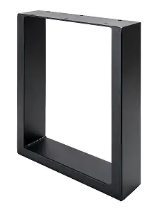Hettich Bankgestell U 40 x 30 cm Stahl schwarz - 1 Stück