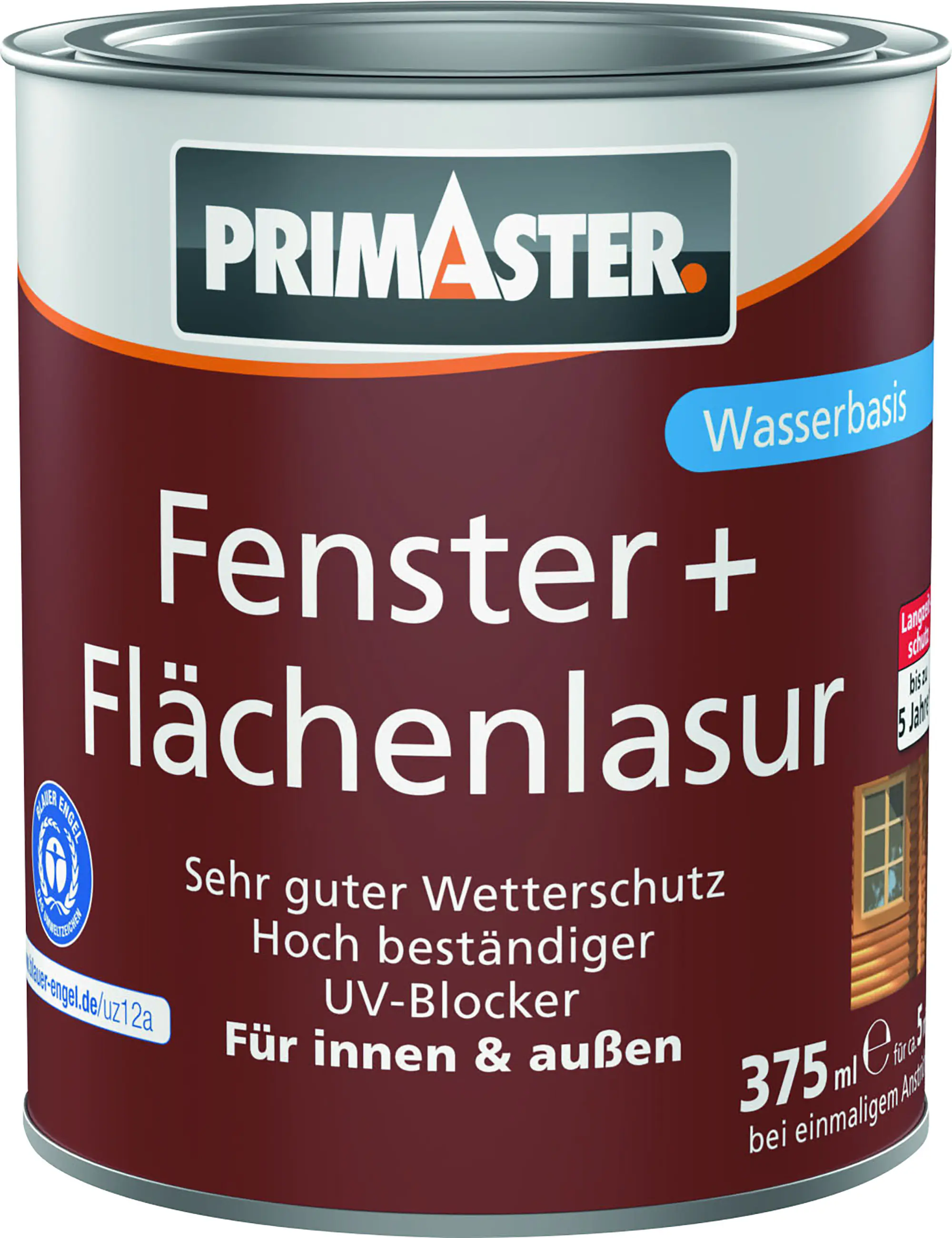 Primaster Fenster + Flächenlasur 375 ml palisander