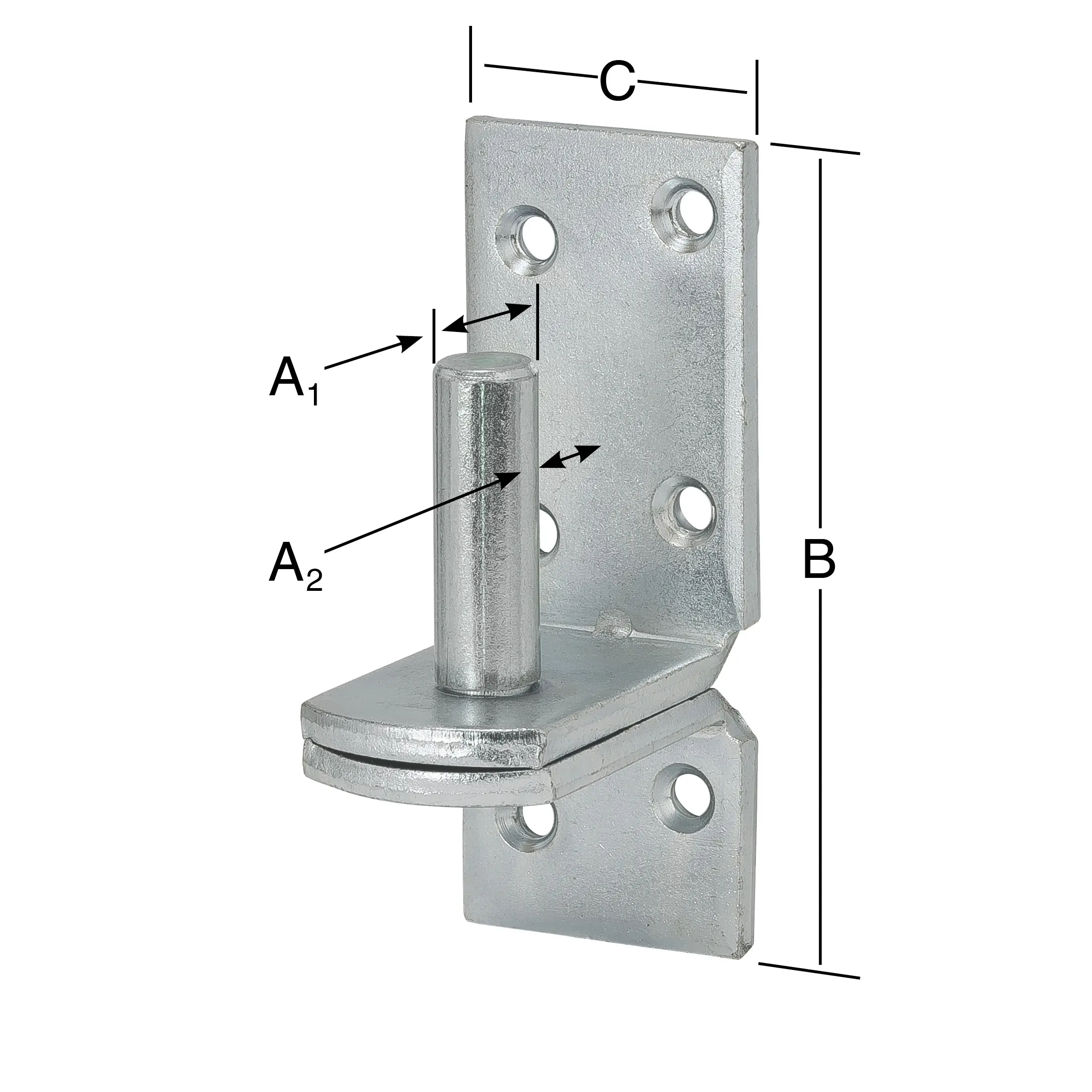 Vormann Kloben verzinkt 10/26 x 83 x 30 mm