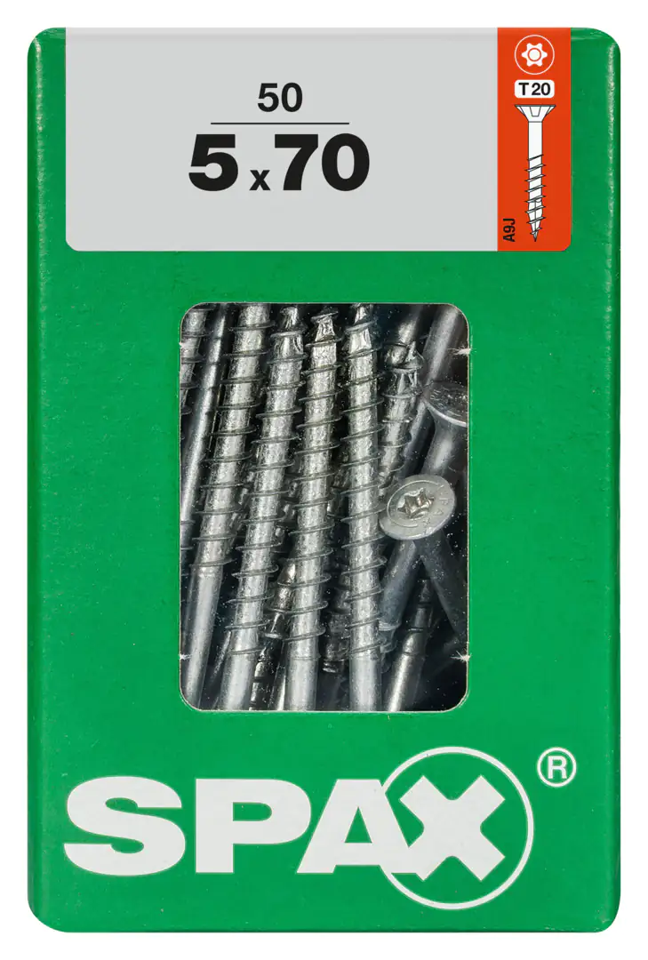 Spax Universalschrauben 5.0 x 70 mm TX 20 - 50 Stk.