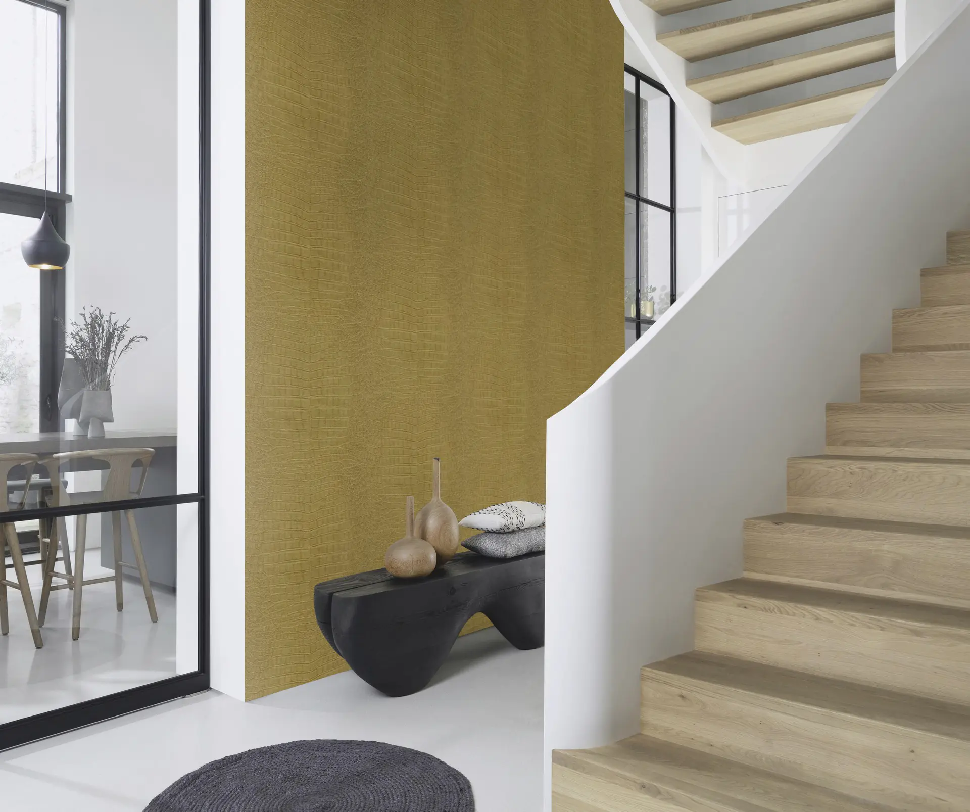 Rasch Vliestapete 751369 Gold-Gold metallic Muster & Motive 10,05 m x 0,53 m