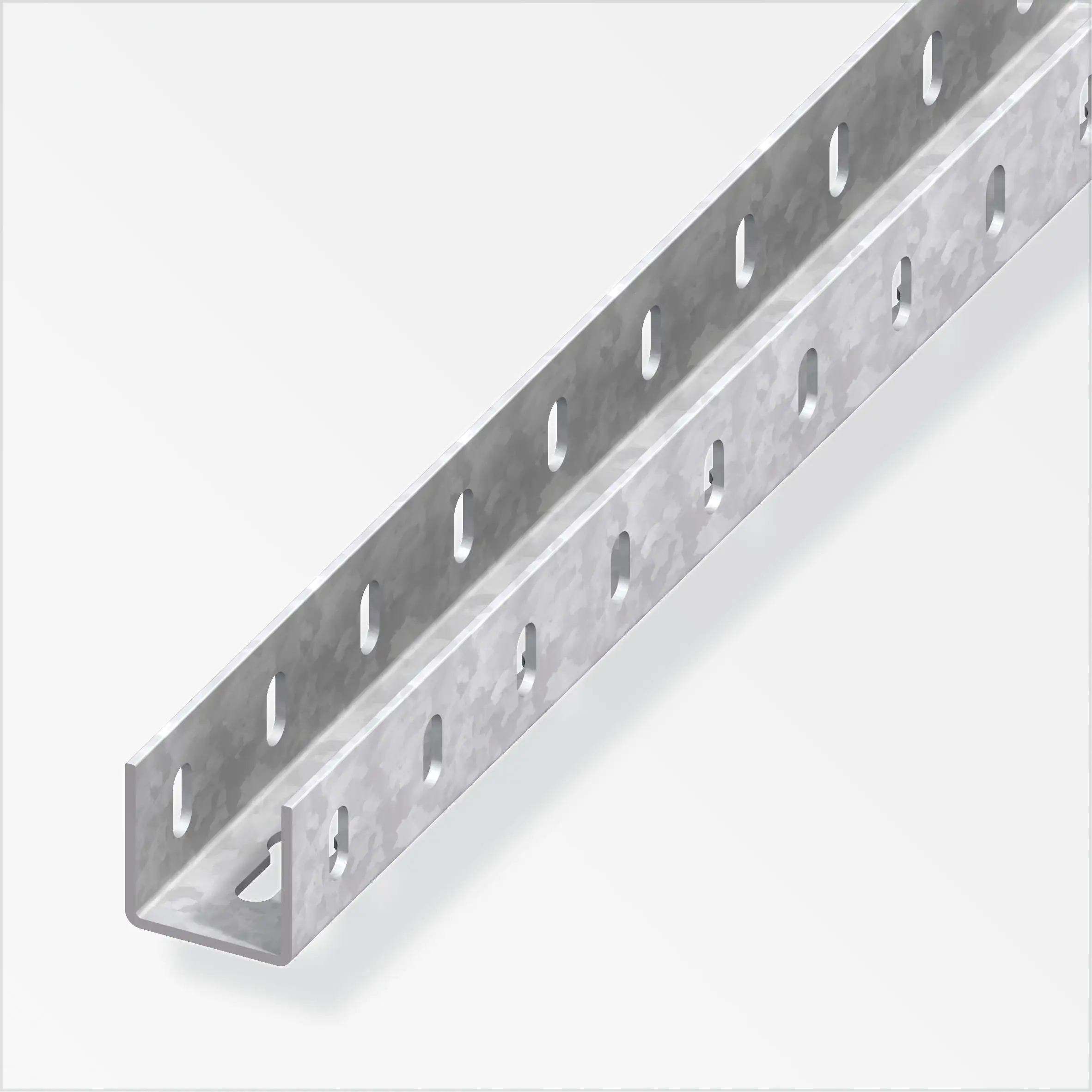 alfer U-Profil 2.5 m, 35.5 x 35.5 mm Stahl verzinkt alfer U-Profil 2.5 m, 35.5 x 35.5 mm Stahl verzinkt