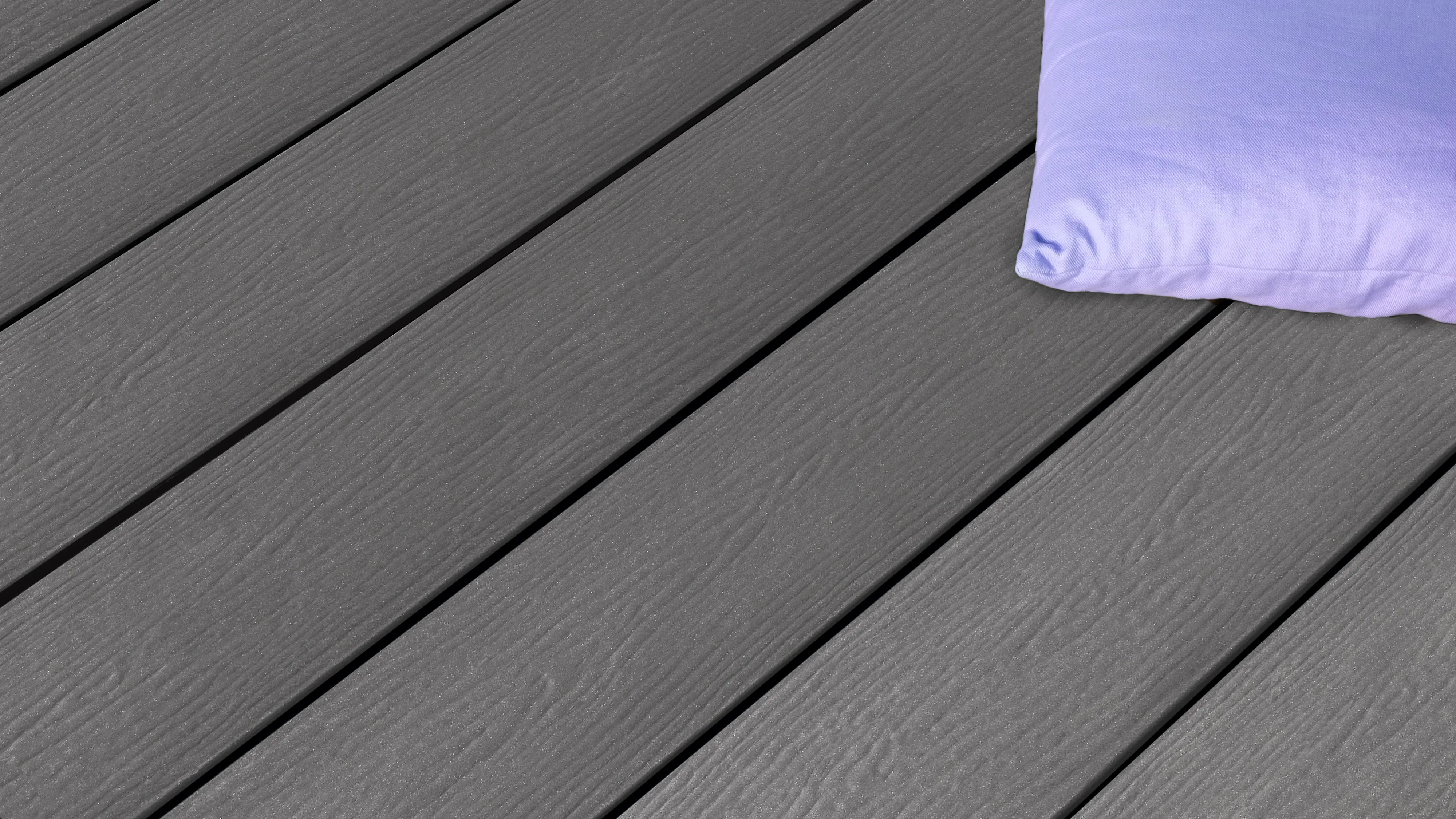 Kovalex Terrassendiele WPC 1-6 m x 20 cm grau matt Meterware