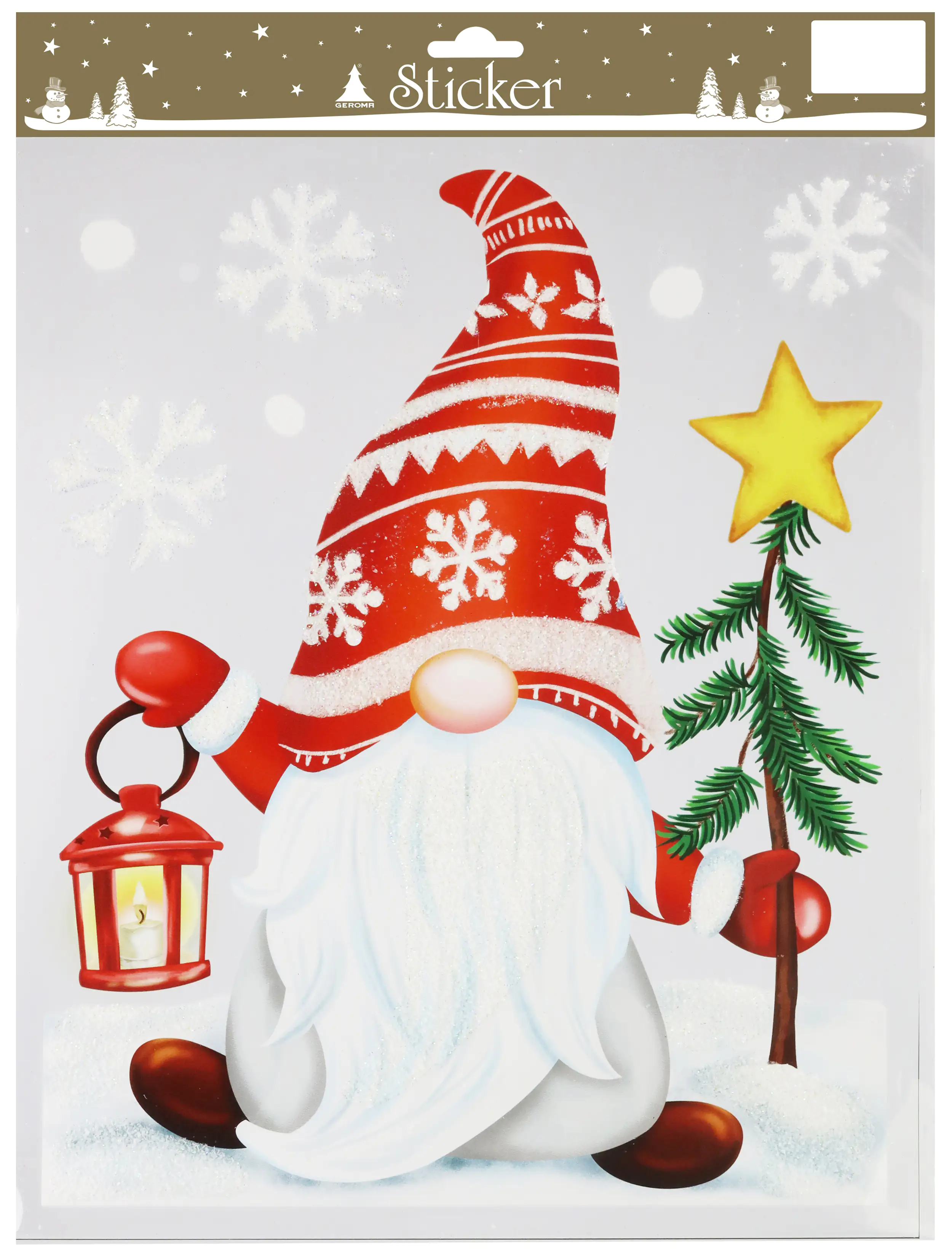 Fenstersticker Santa 28,5 x 34,5 cm Fenstersticker Santa 28,5 x 34,5 cm