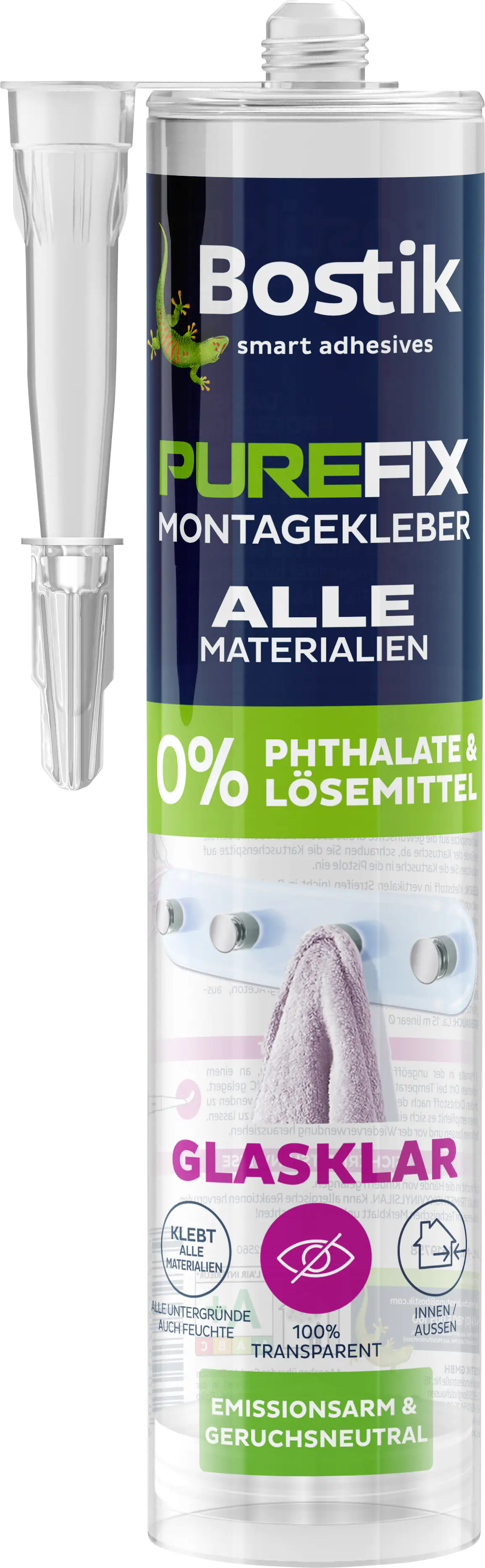 4010327532739 Bostik Purefix Montagekleber Glasklar transparent 300 g