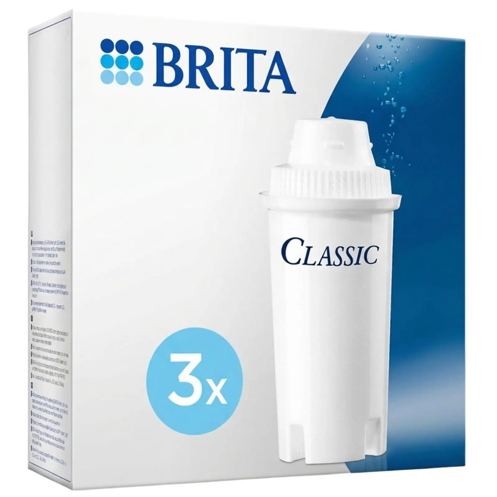 BRITA Filterkartuschen CLASSIC für BRITA CLASSIC Wasserfilter-Systeme 3er-Pack