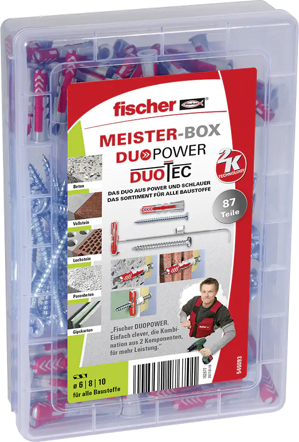 4048962276701 Fischer Meister-Box DuoPower/DuoTec - 87 Stück