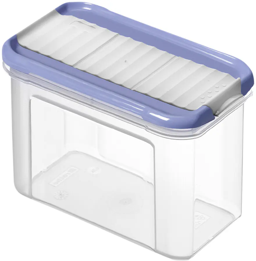 Rotho Vorratsdose Domino, 0,75 l horizon blau